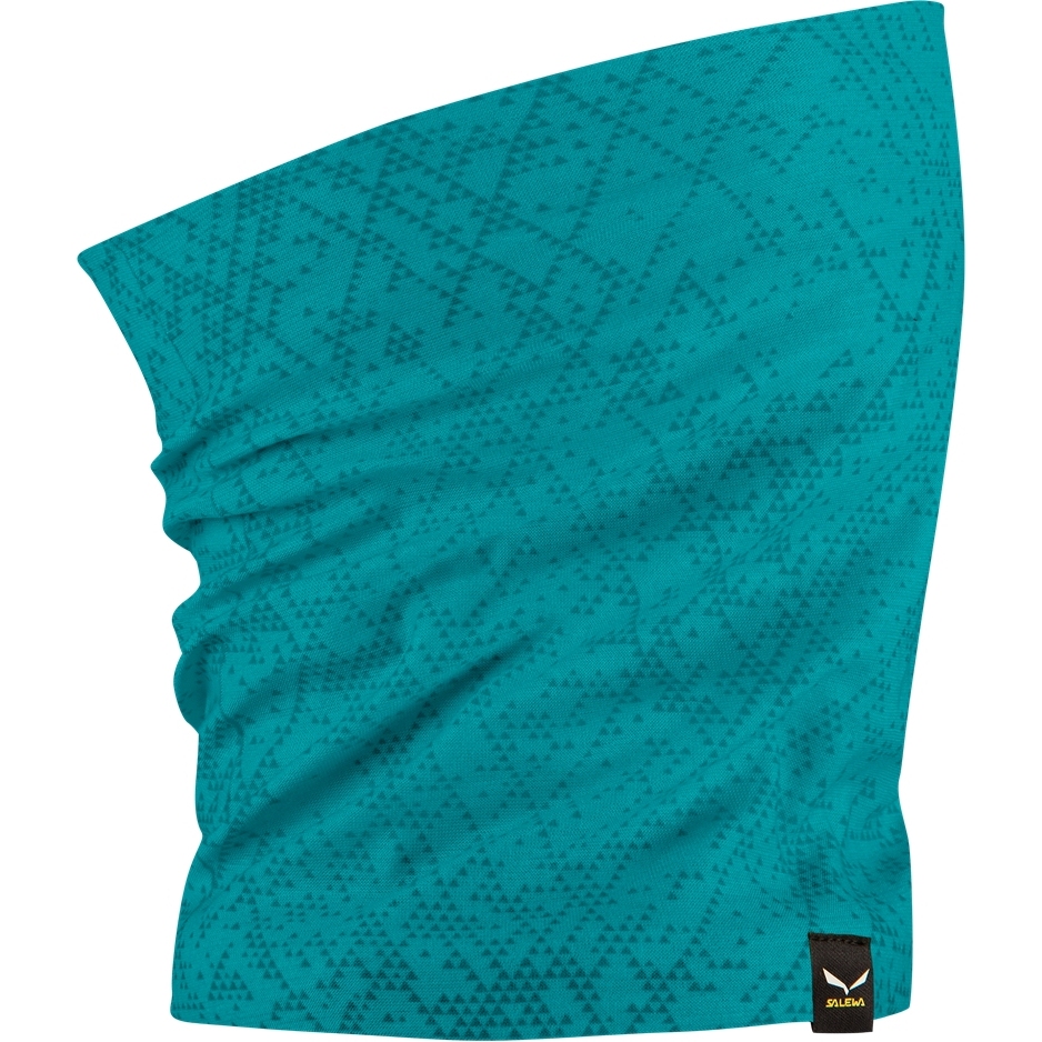 Image of Salewa Icono Multifunctional Cloth - ocean blue grid 8202