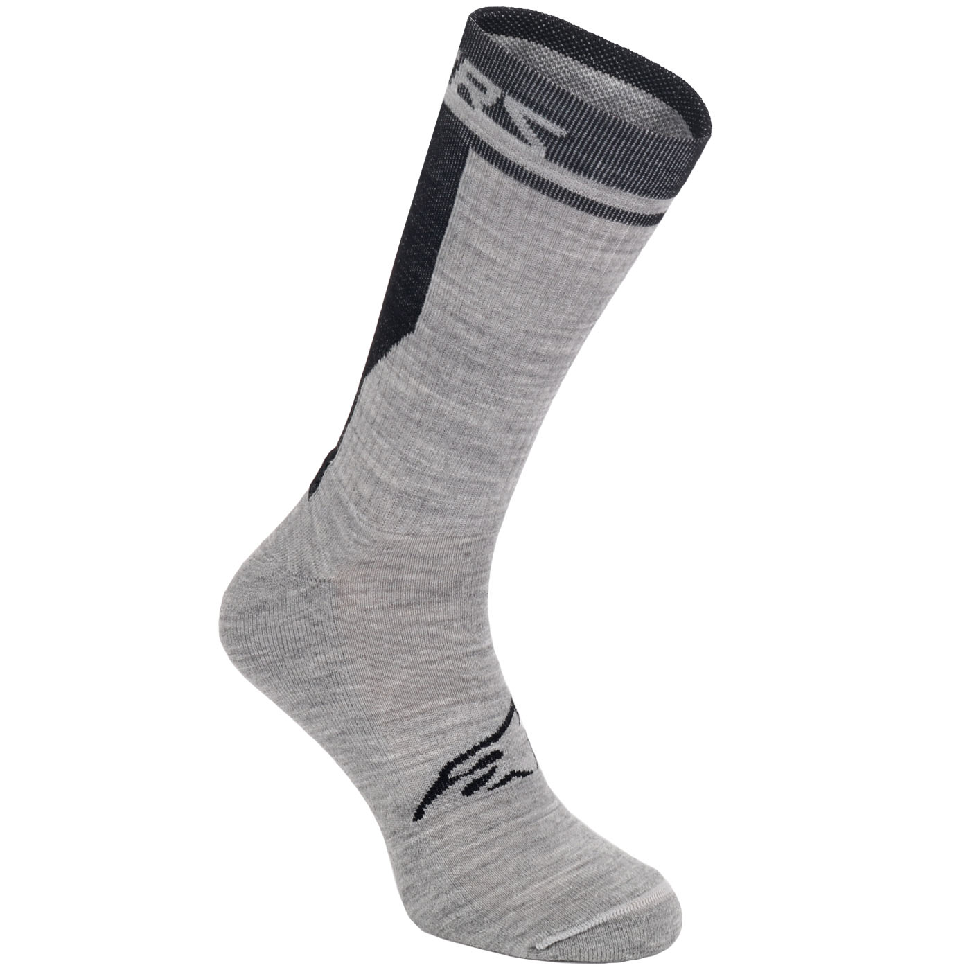 Picture of Alpinestars Merino 24 cm Cycling Socks - gray/black