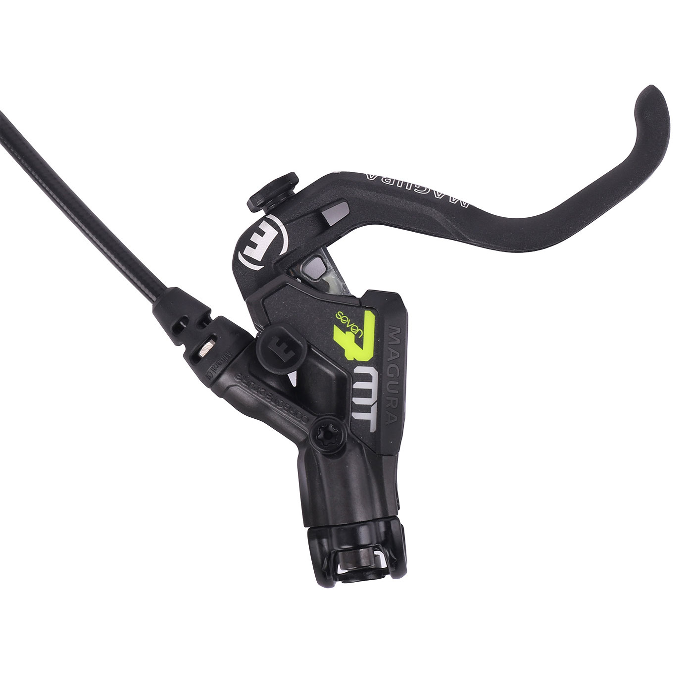 Magura MT8 Raceline Disc Brake and Lever - Front or Rear, Hydraulic, Post  Mount, Black/Neon Yellow