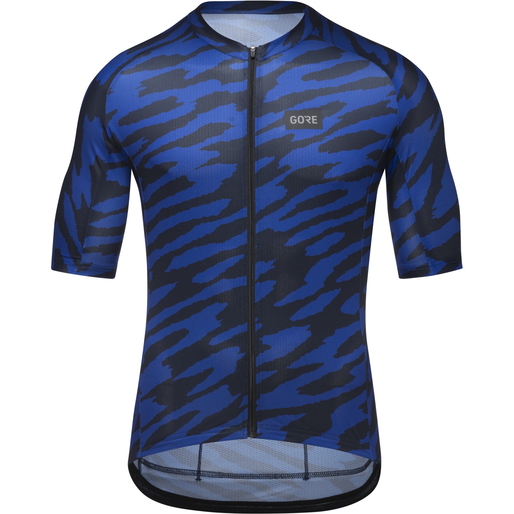 Picture of GOREWEAR Spirit Organic Camo Short Sleeve Jersey Men - orbit blue / ultramarine AUBL