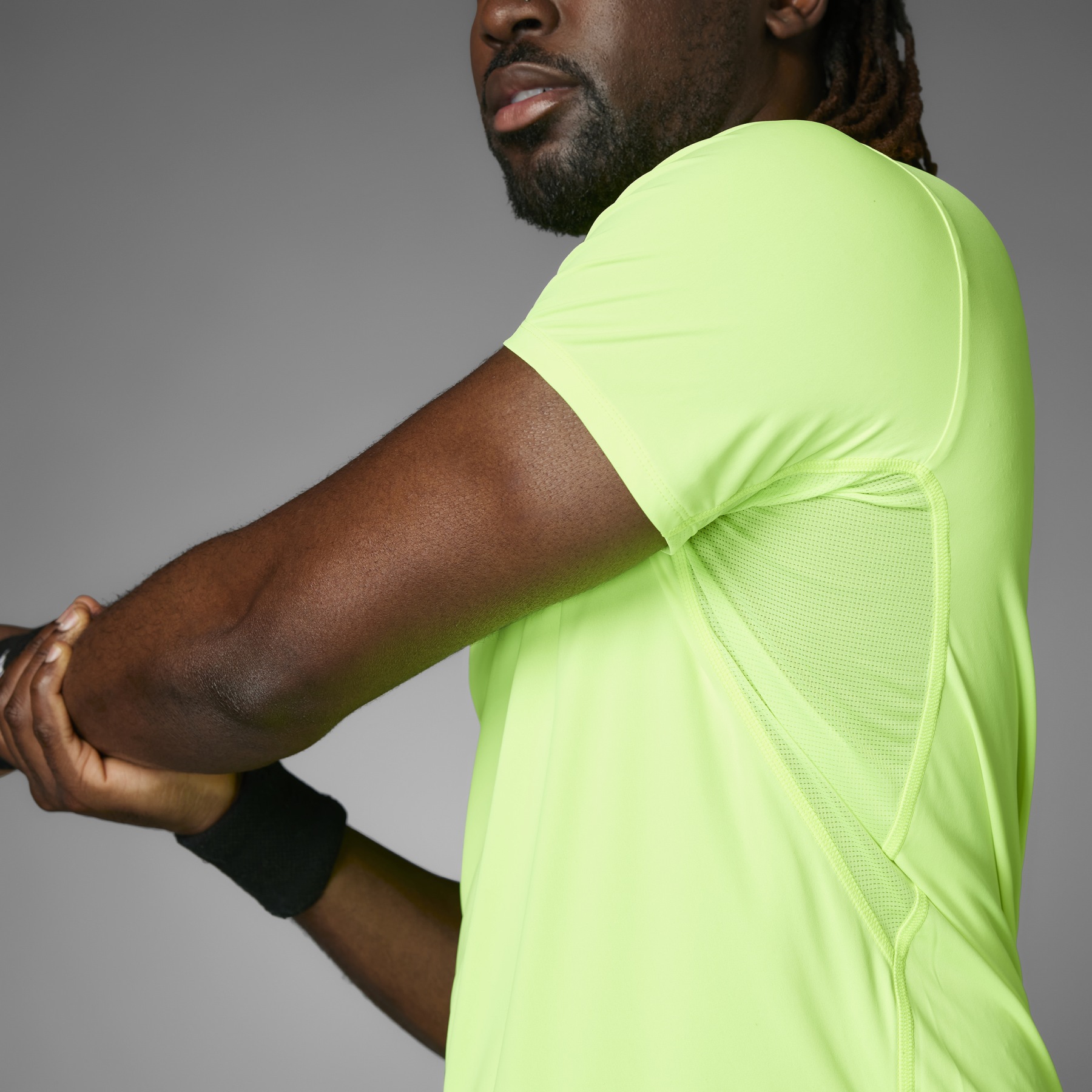 adidas Adizero Essentials Running Tee Men - lucid lemon adidas Adizero Essentials Running Tee Men - lucid lemon
