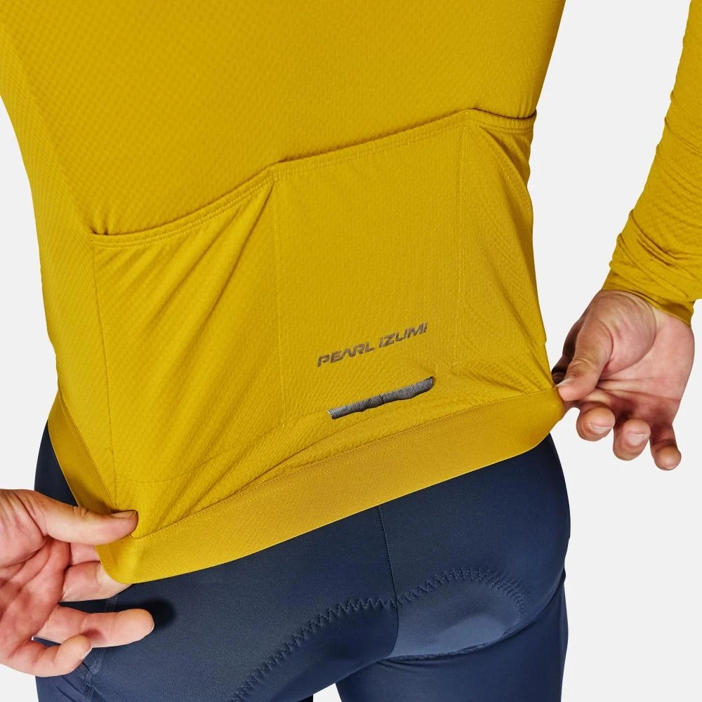 PEARL iZUMi Attack Thermal Longsleeve Jersey Men 11122411 - golden
