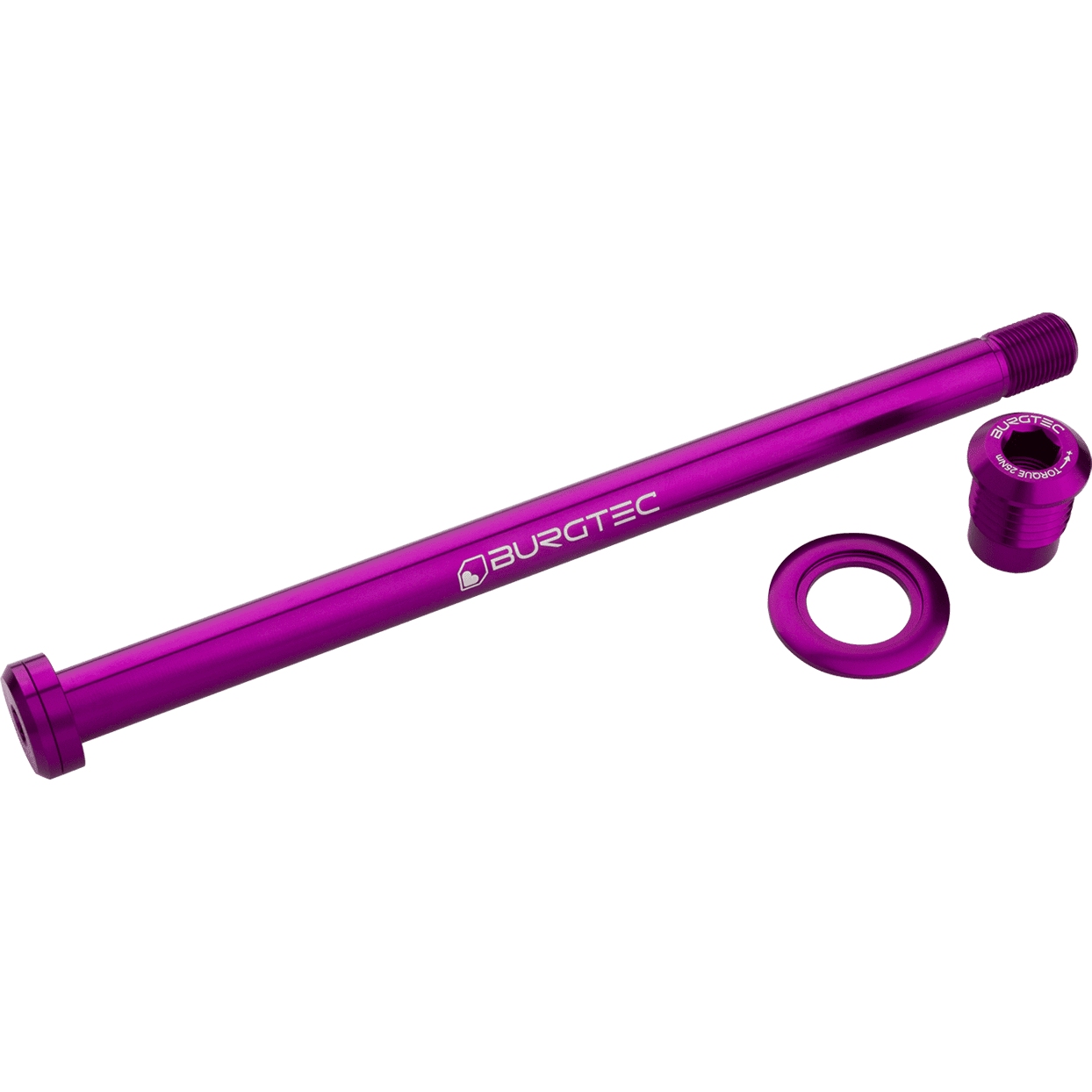 Produktbild von Burgtec Steckachse - 184.5mm | für Trek - purple rain