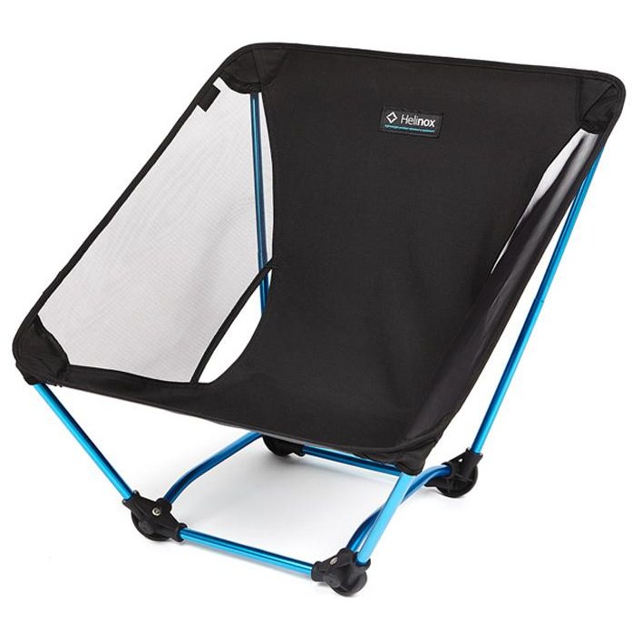 Produktbild von Helinox Ground Chair Campingstuhl - Schwarz / O. Blue