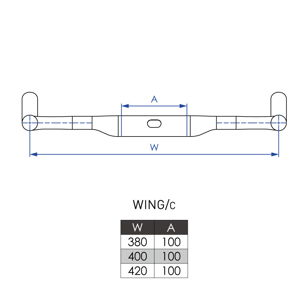 Profile Design Wing/c Base Bar - 31.8 | Carbon | BIKE24