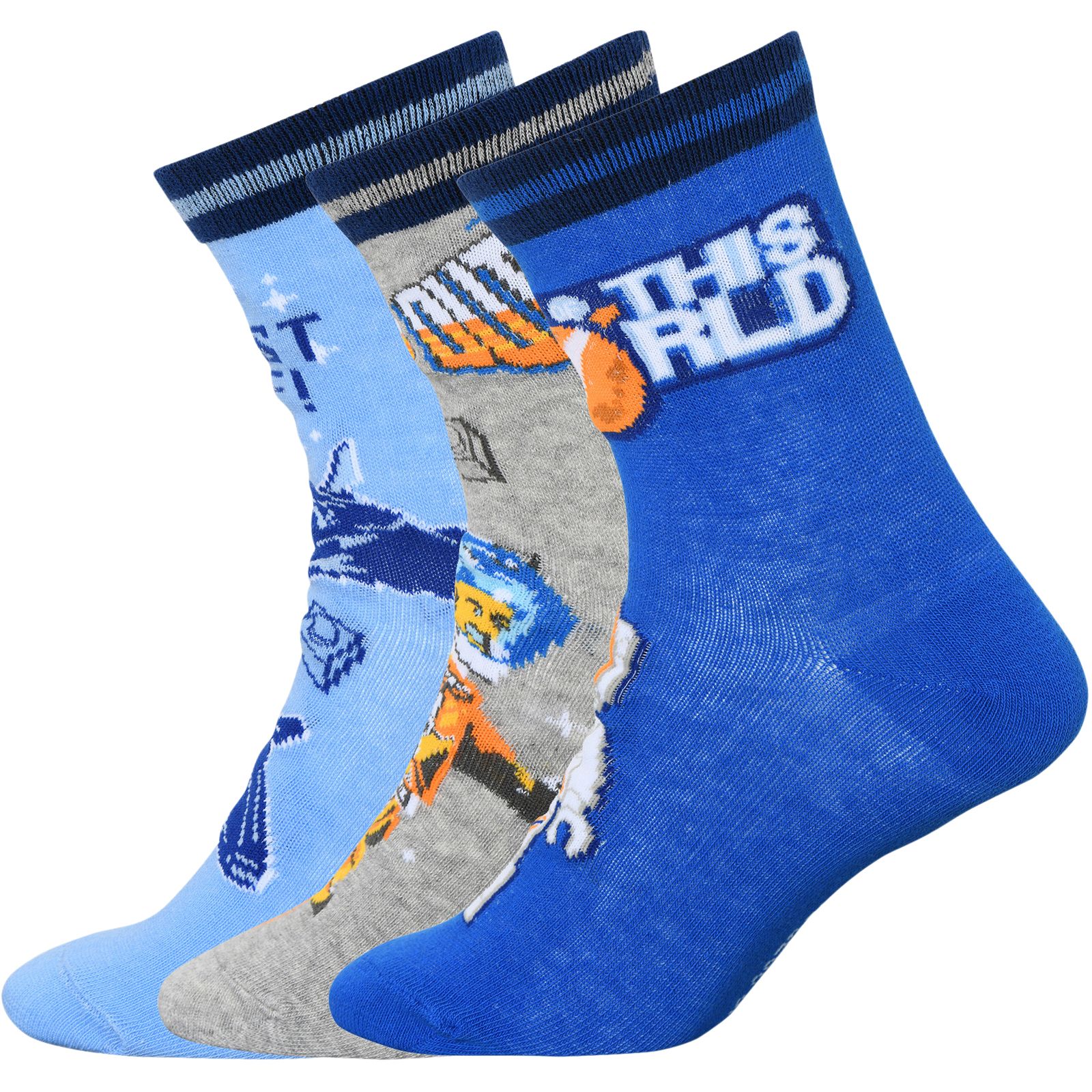 Picture of LEGO® M12010632 - (3 Pack) Kids Socks - Blue