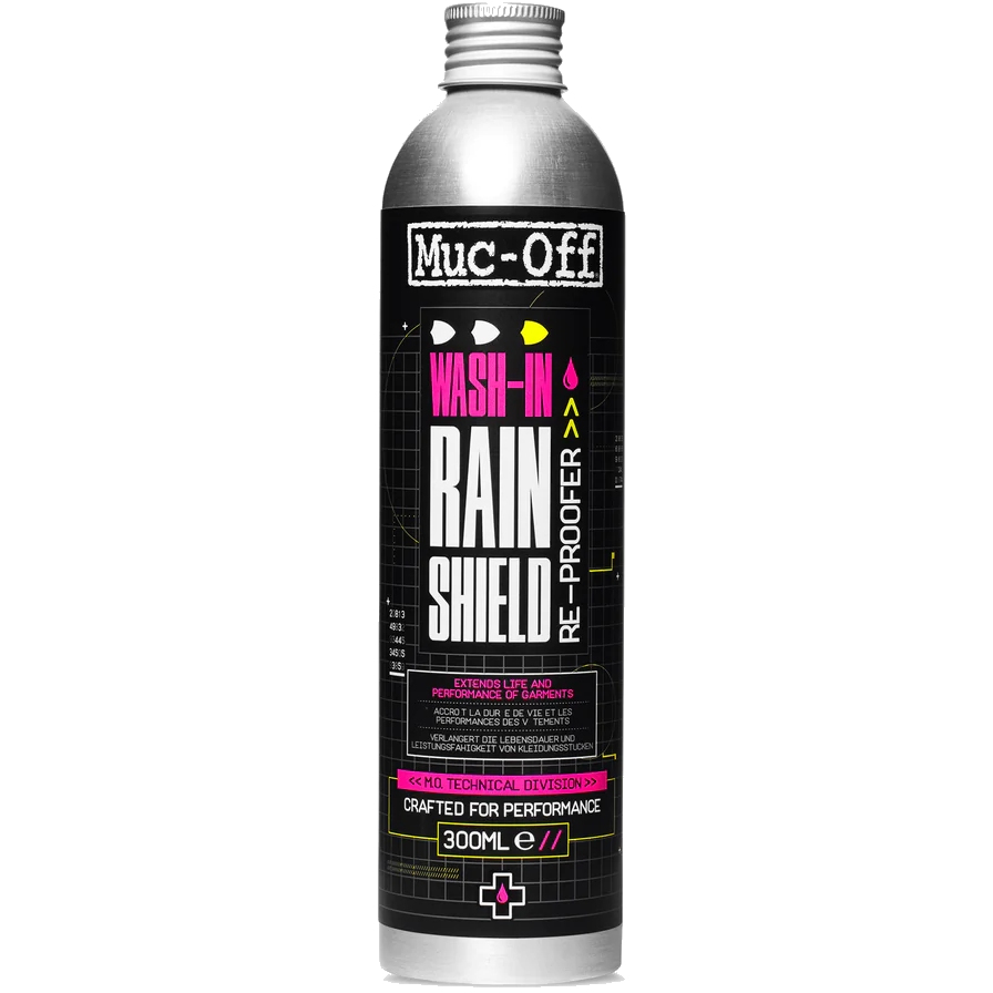 Produktbild von Muc-Off Wash-In Rain Shield Re-Proofer 300 ml - Imprägnierung für Funktionsbekleidung