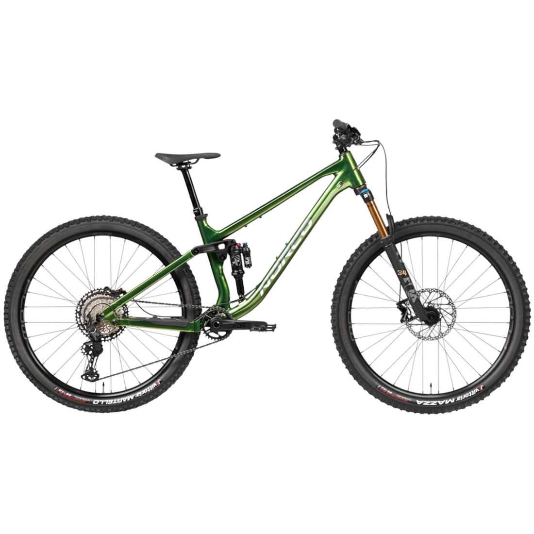 Picture of Norco Fluid FS A1 - 29&quot; Mountain Bike - 2023 - green / grey