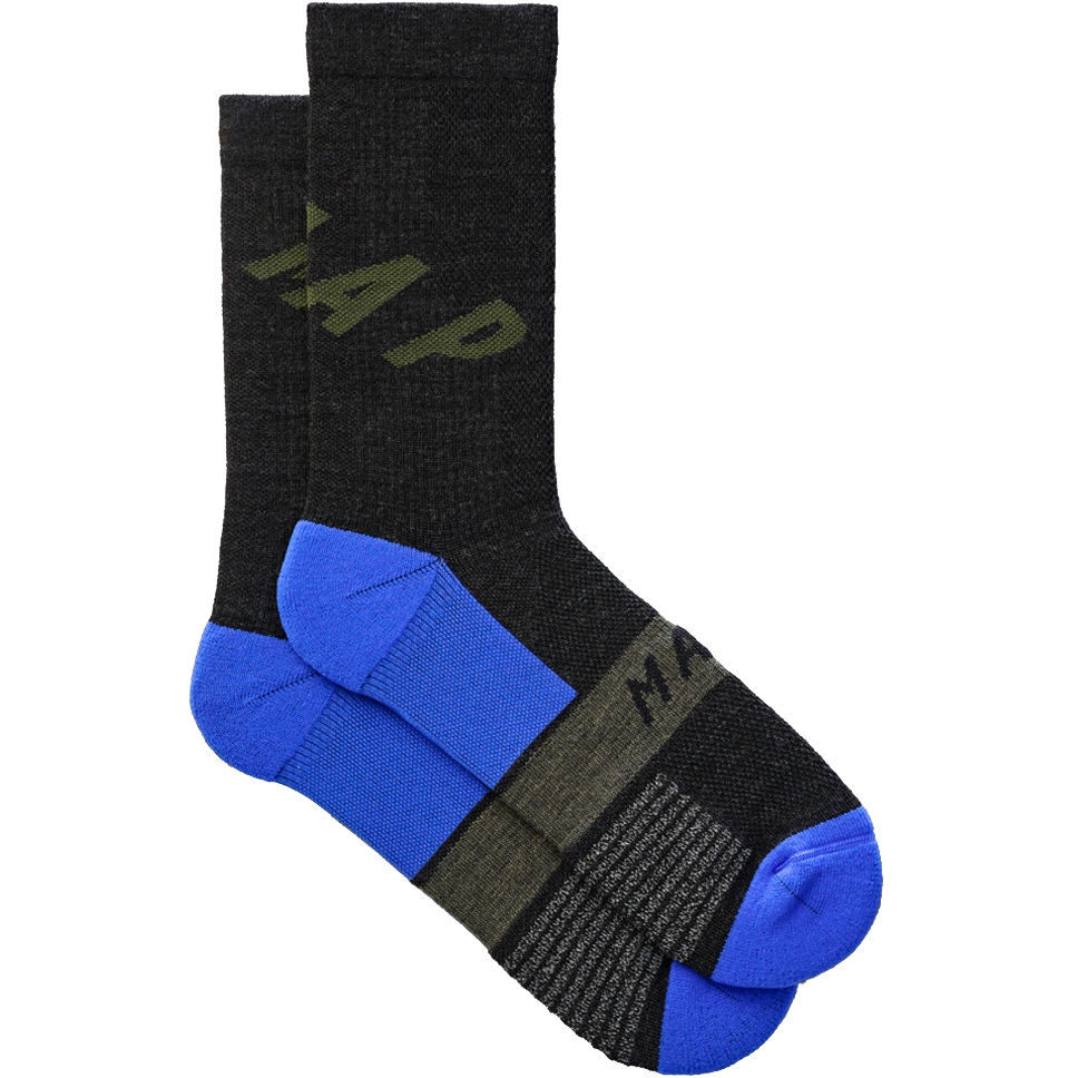 Image of MAAP Alt Road Merino Socks - black