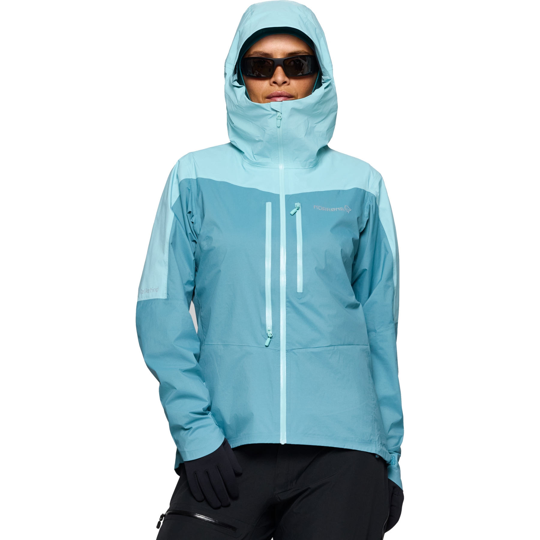 Norrona falketind dri1 Jacket Women - Brittany Blue/Aqua Haze | BIKE24