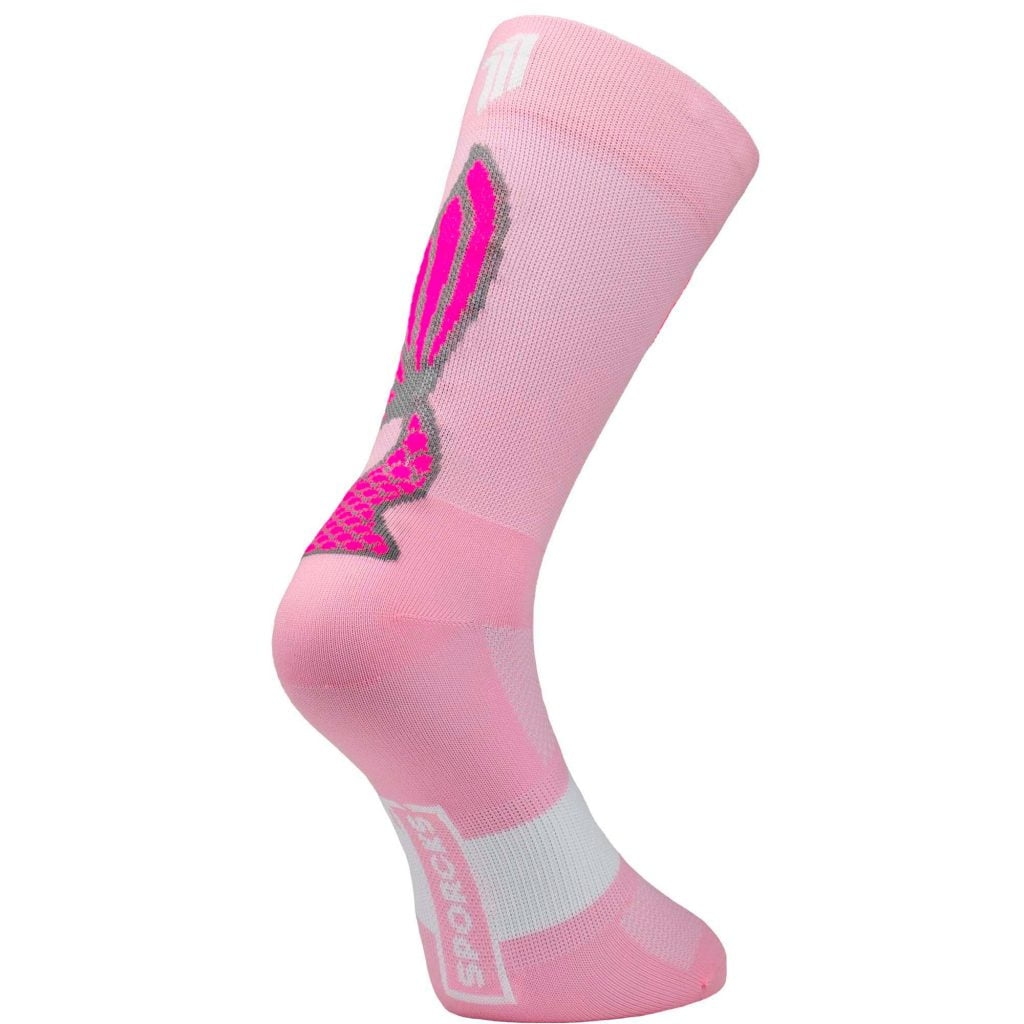 Produktbild von SPORCKS Cycling Socken - Mermaid Pink