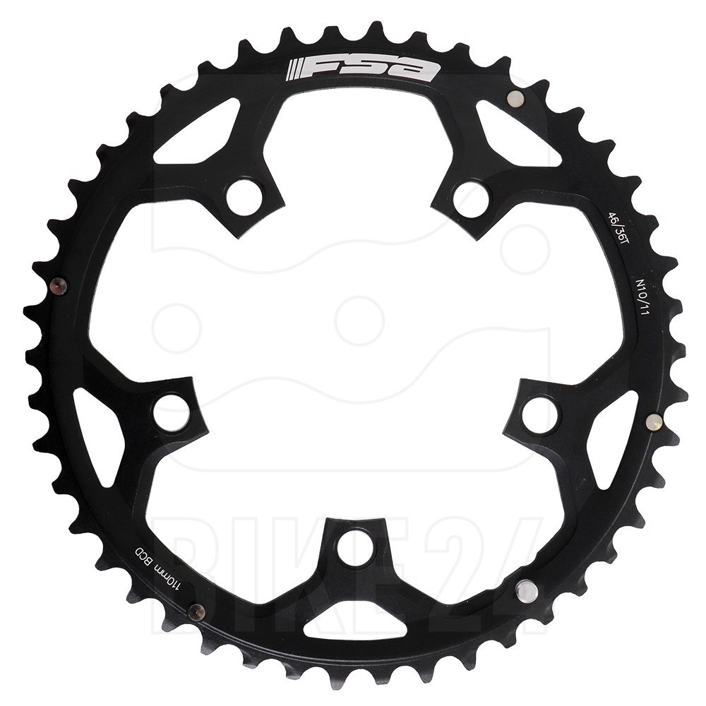 Picture of FSA Pro Road Chainring 110mm compact N11 - 46 Teeth