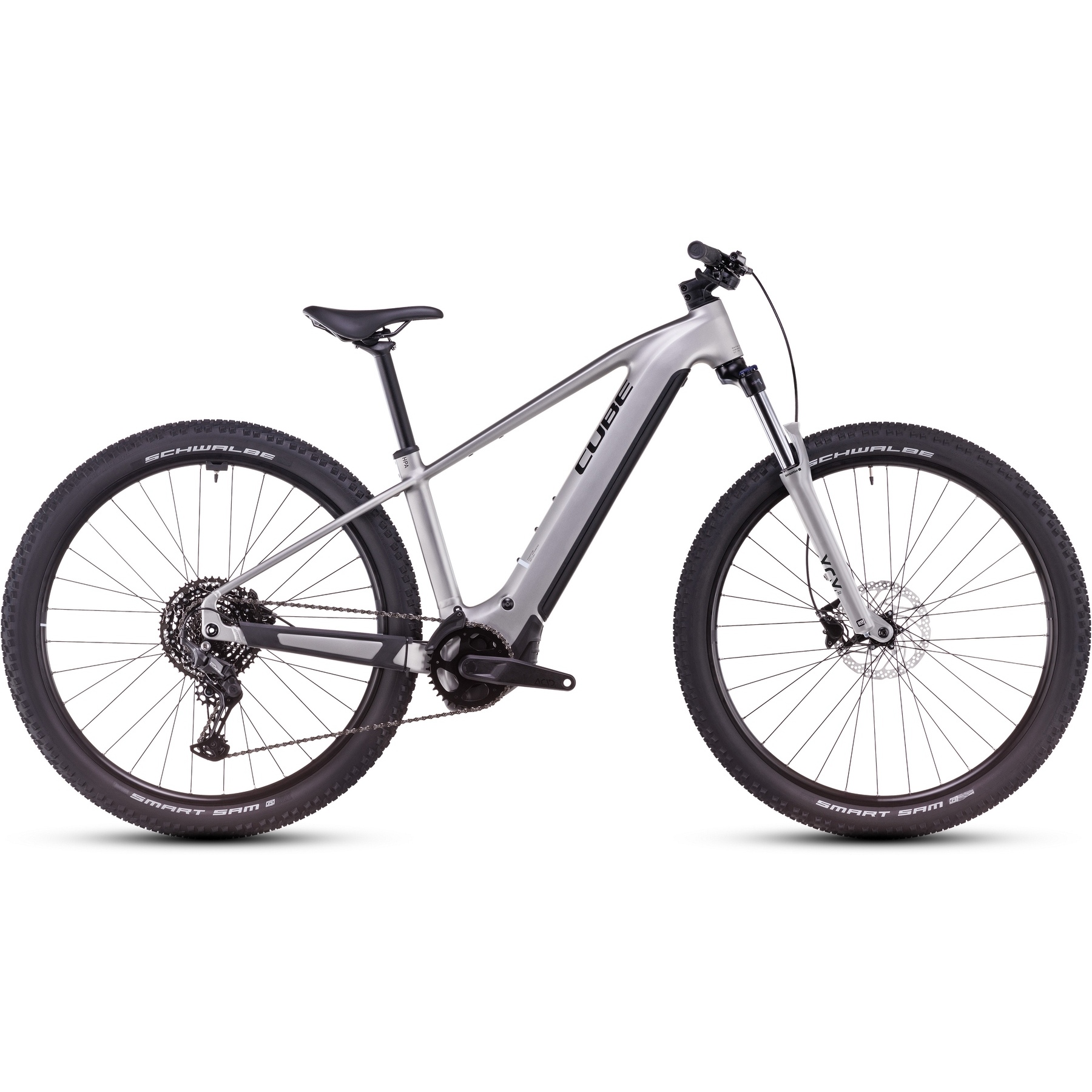 CUBE REACTION HYBRID ONE 800 Electric Mountain Bike 2025 29 silver black