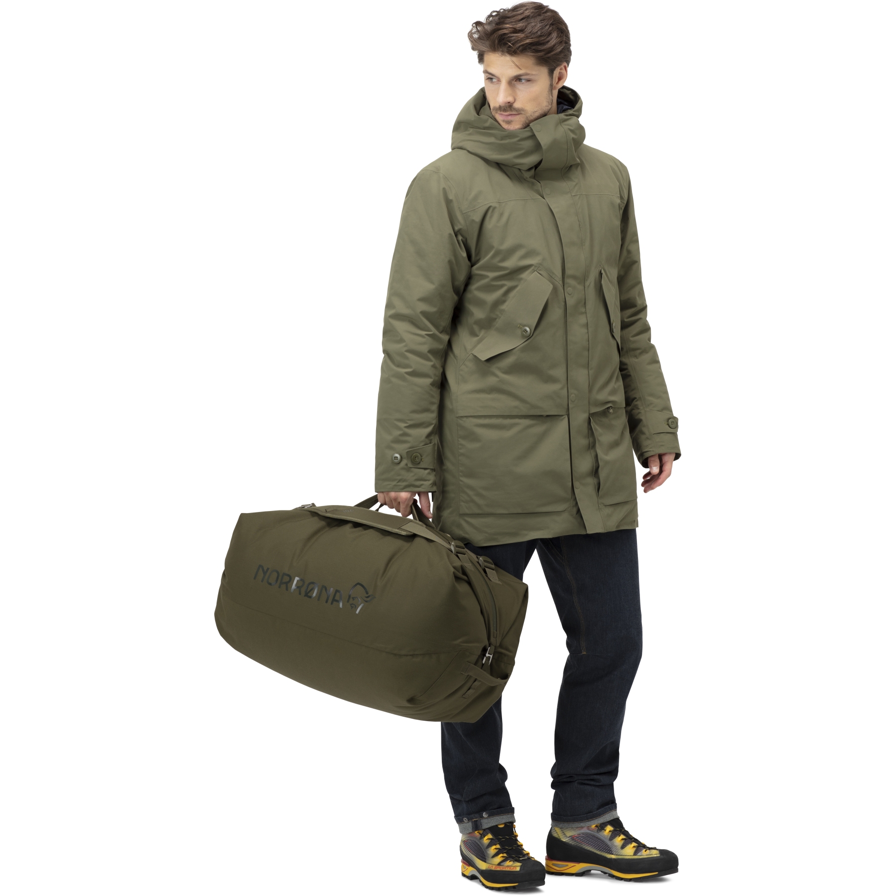 Norrona Duffel Bag 70l - Olive Night | BIKE24