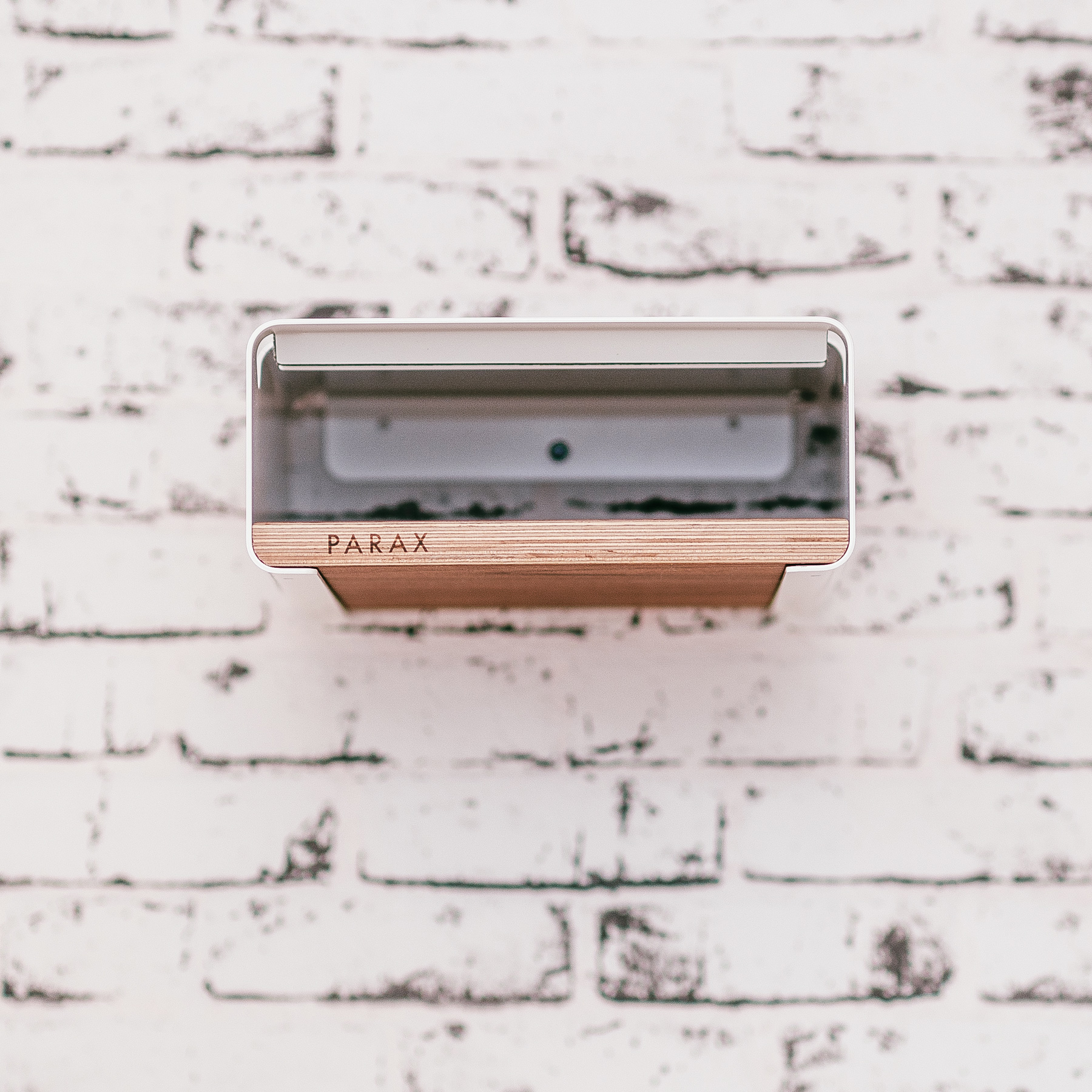 Parax S-Rack Bicycle Wall Mount - White - Walnut | BIKE24