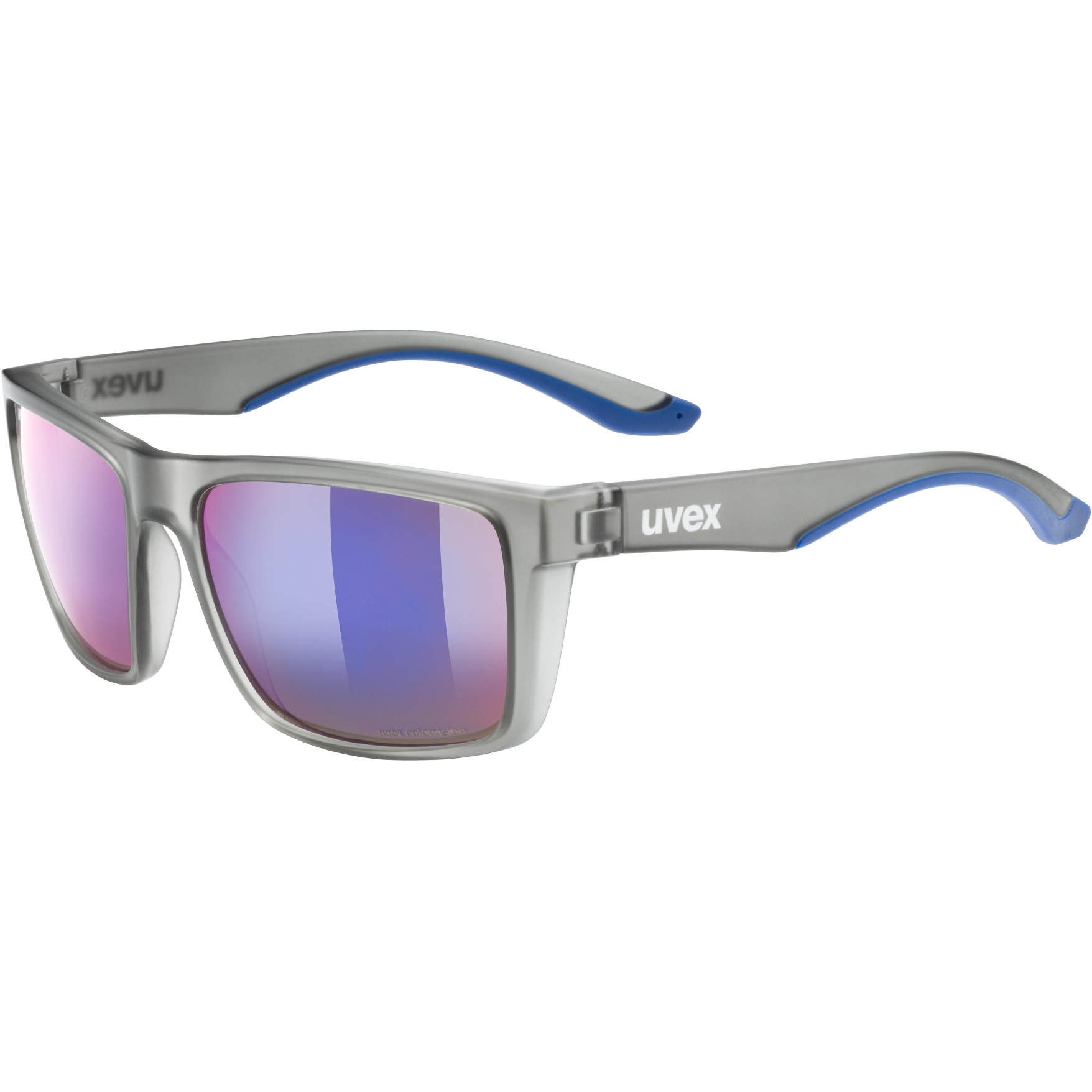 Picture of Uvex lgl 50 CV Glasses - smoke mat/colorvision mirror plasma