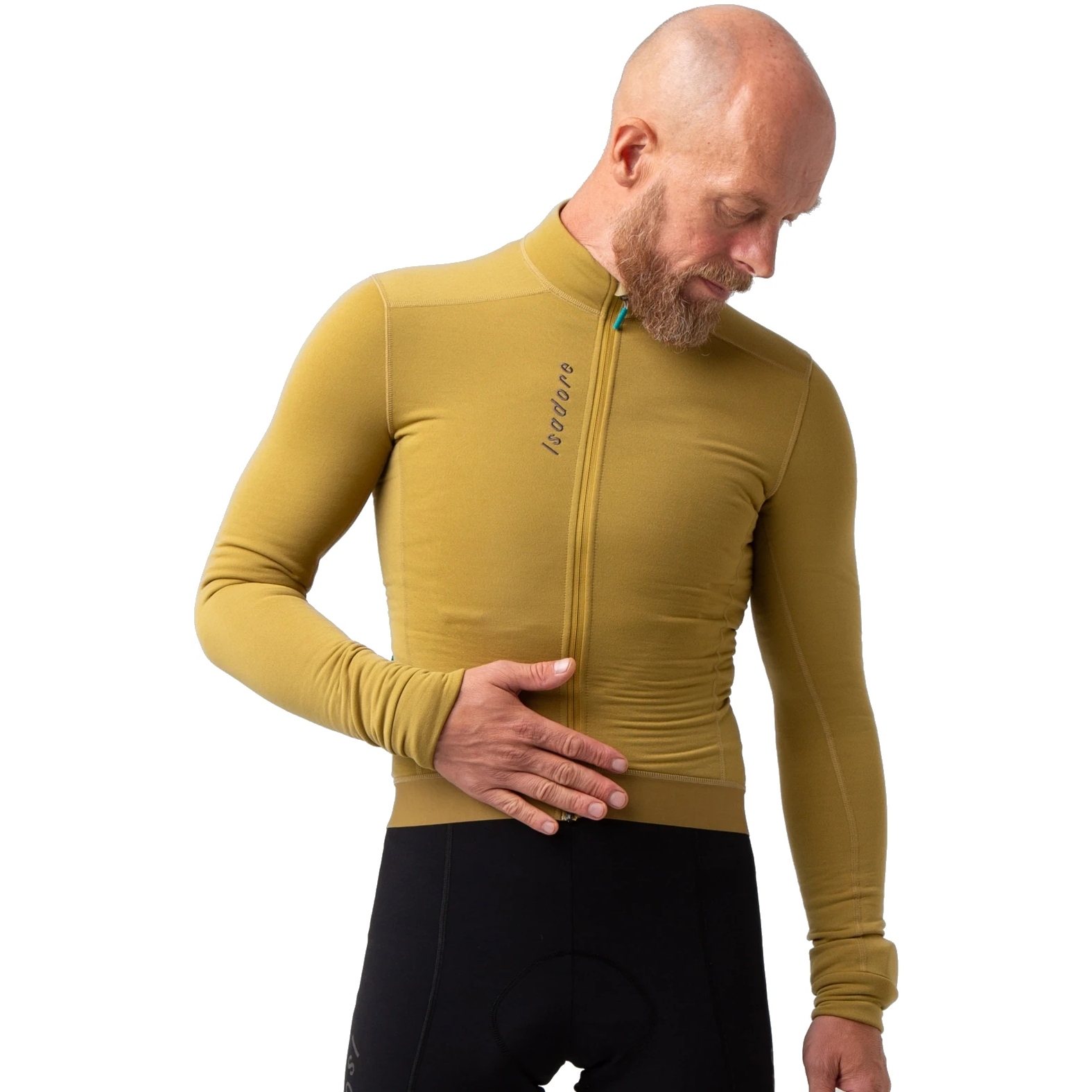 Isadore Signature Deep Winter Longsleeve Jersey Men - Ecru Olive