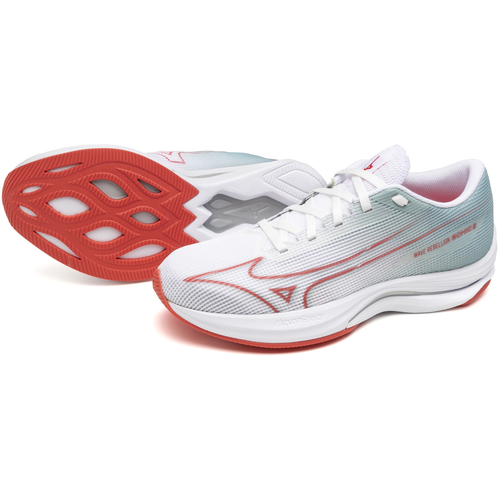 Mizuno Wave Rebellion Sonic 2 Running Shoes Women White