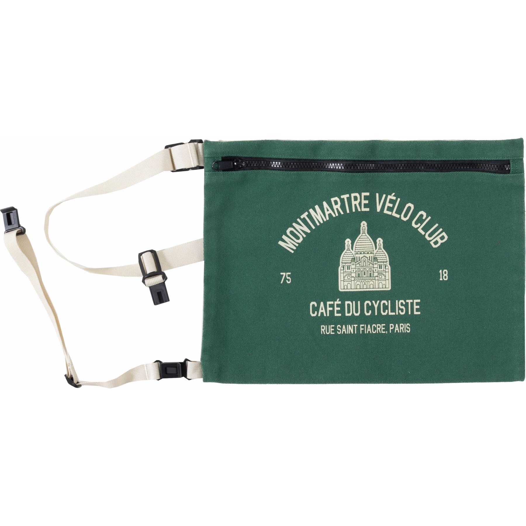 Café du Cycliste x Montmartre Vélo Club Paris Musette - dark green