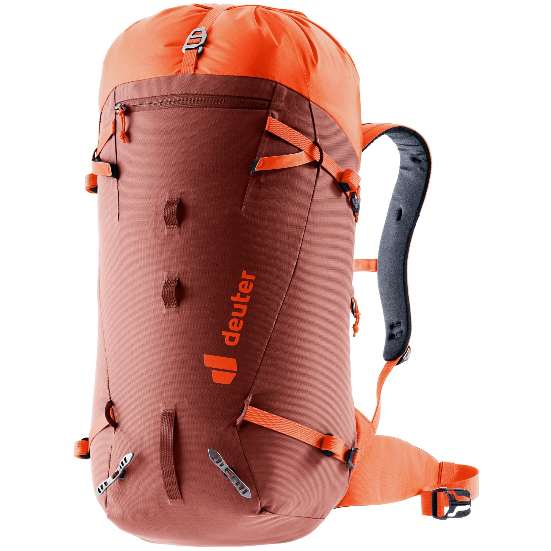 Picture of Deuter Guide 30 Mountaineering Backpack - redwood-papaya