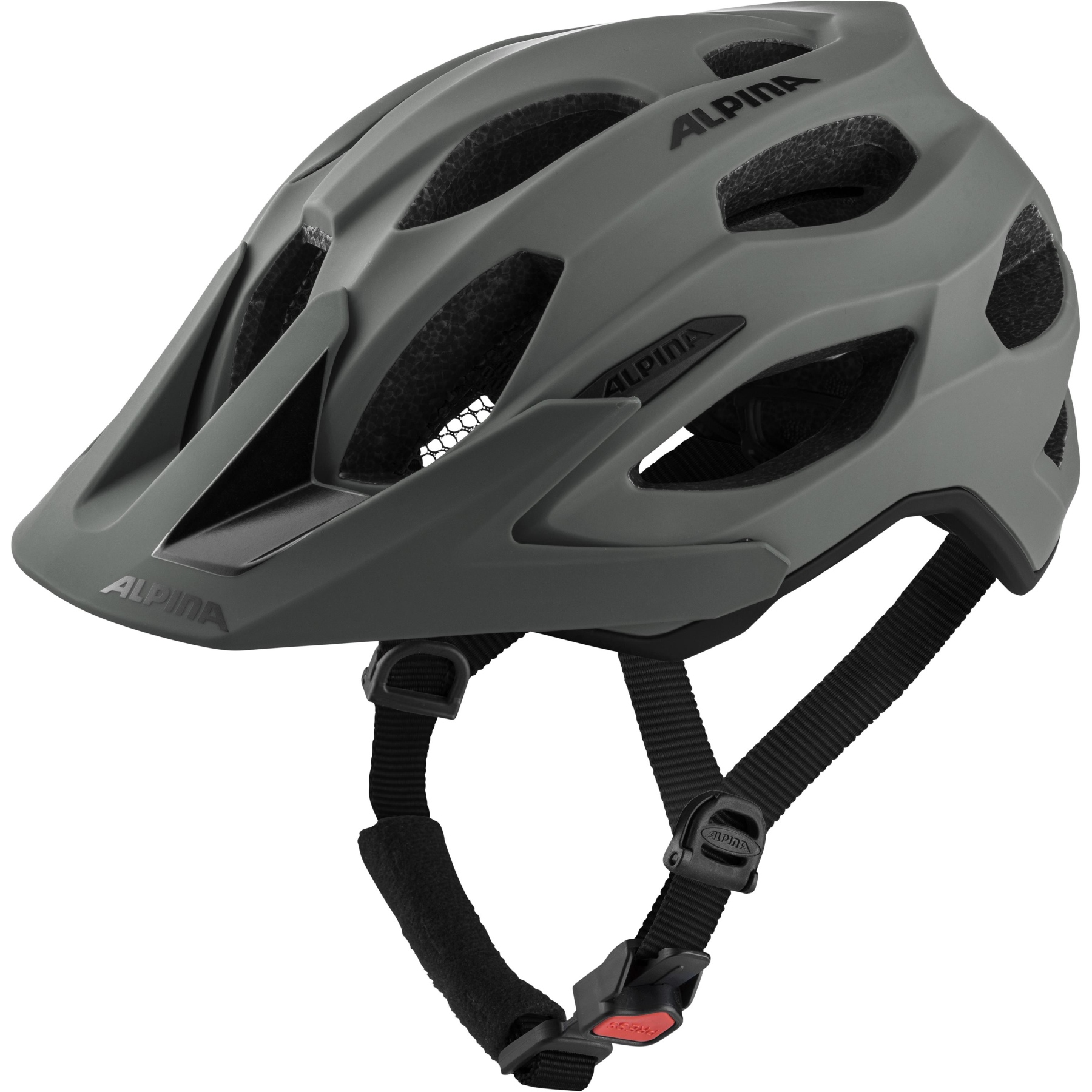 Picture of Alpina Carapax 2.0 Bike Helmet - coffee-grey matt