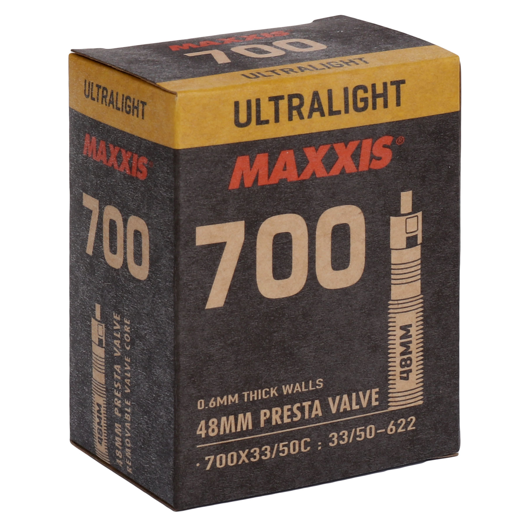 Produktbild von Maxxis Ultralight Schlauch - 33/50-622 - Presta - 48mm