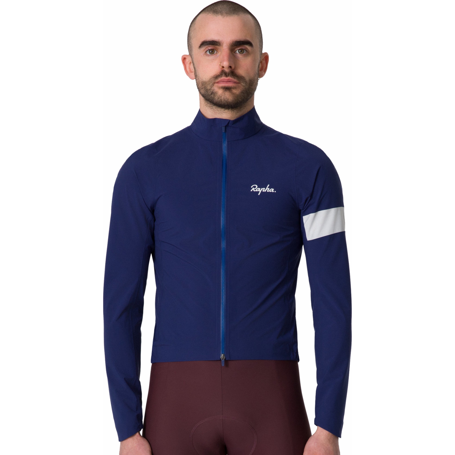 Rapha Core Rain Jacket Men - navy/white | BIKE24