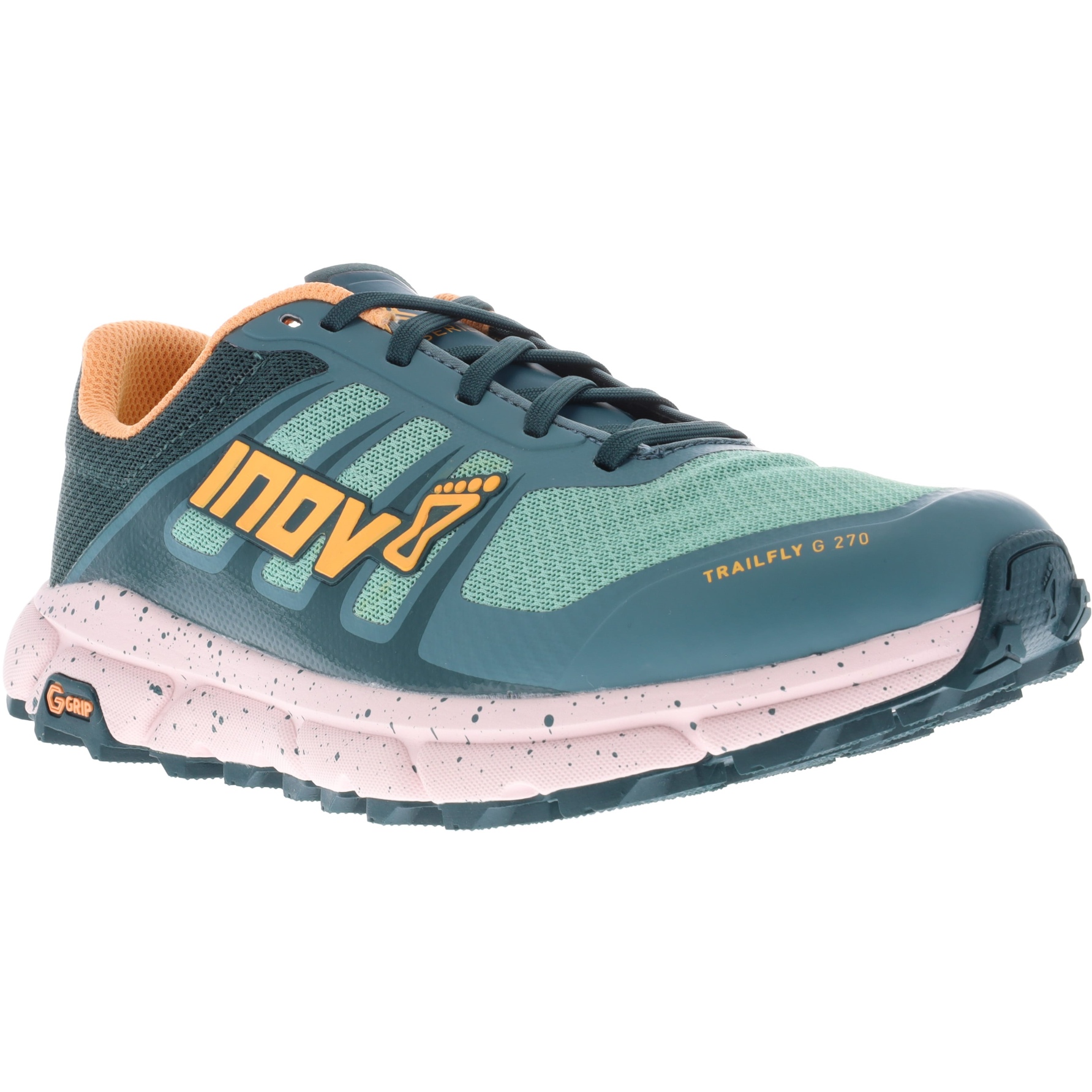 Picture of Inov-8 TrailFly G 270 V2 Wide Women&#039;s Running Shoes - pine/peach