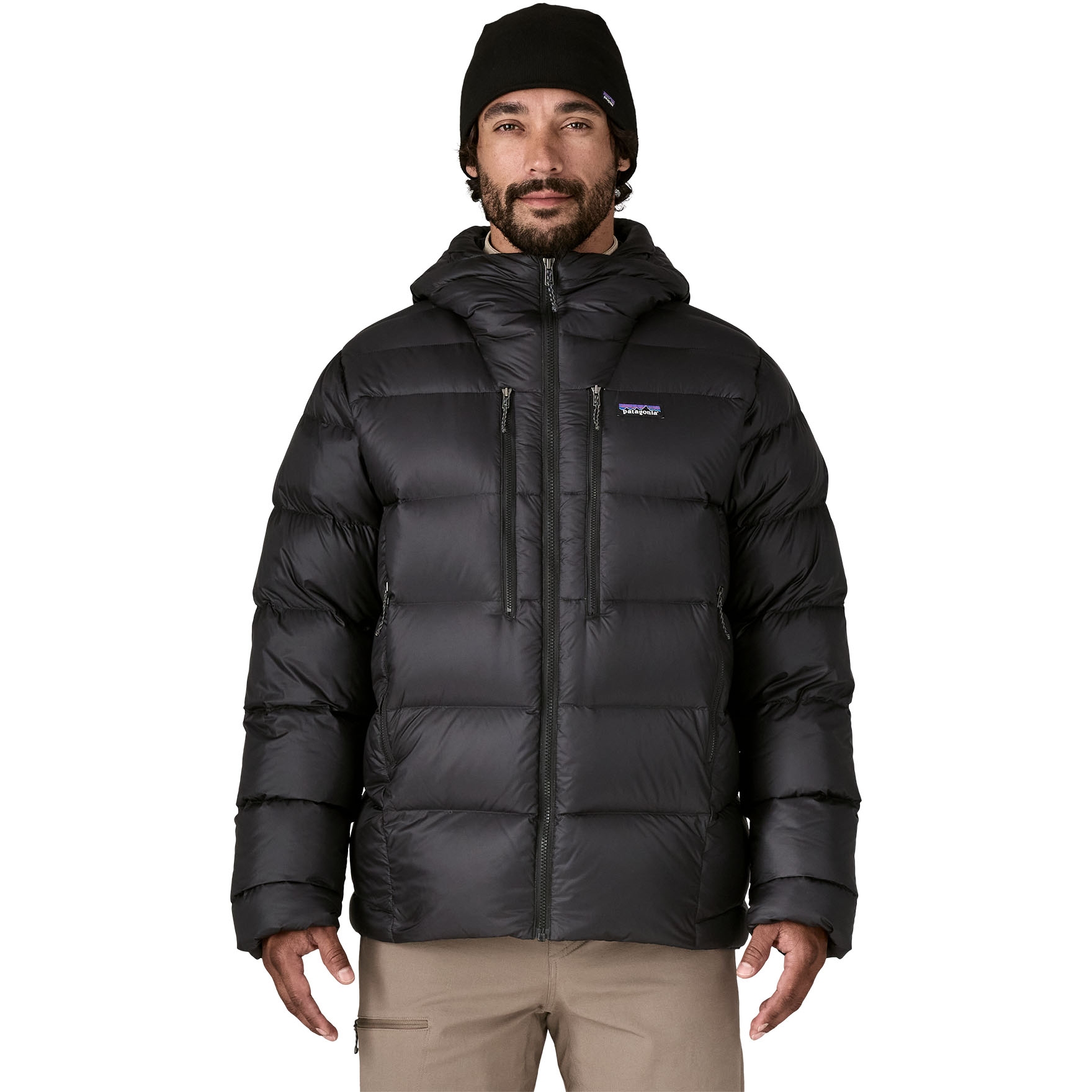 Patagonia Fitz Roy Daunenjacke mit Kapuze Herren - Marlow Brown