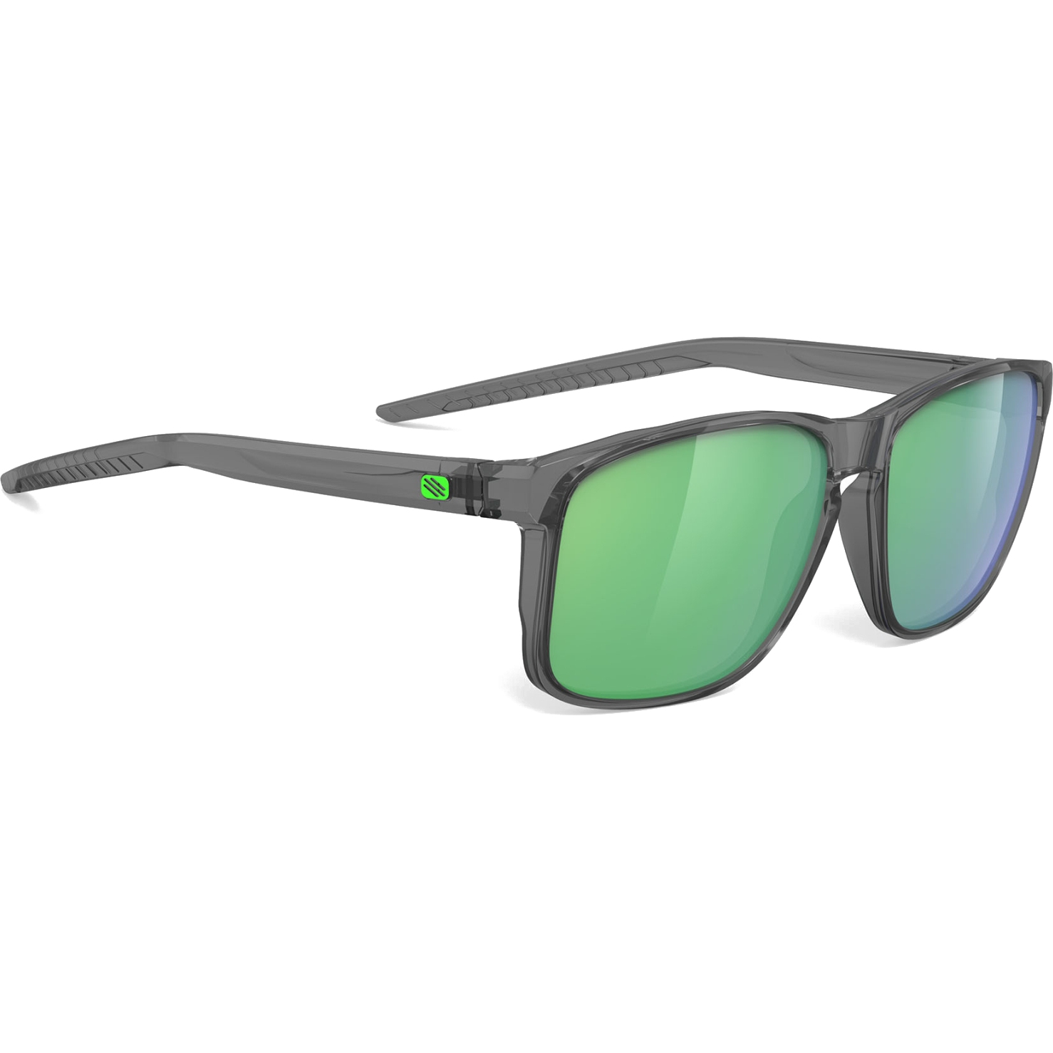 Очки Rudy Project Overlap Glasses - Объектив Polar 3FX HDR - Хрустально-пепельный/ Мультилазерно-зеленый