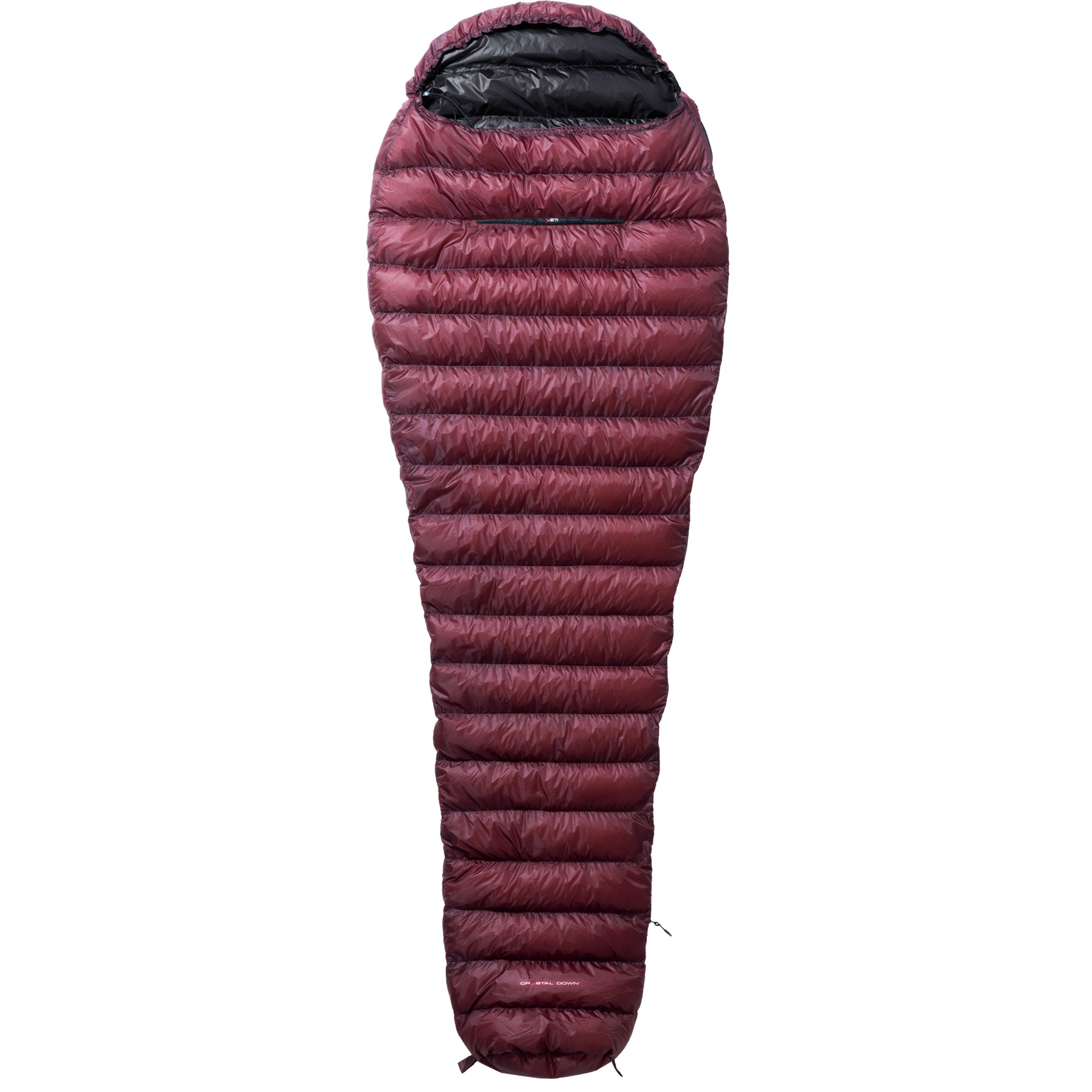 Productfoto van Yeti Fever Ultra Down Sleeping Bag XL - copper/black - zipper left