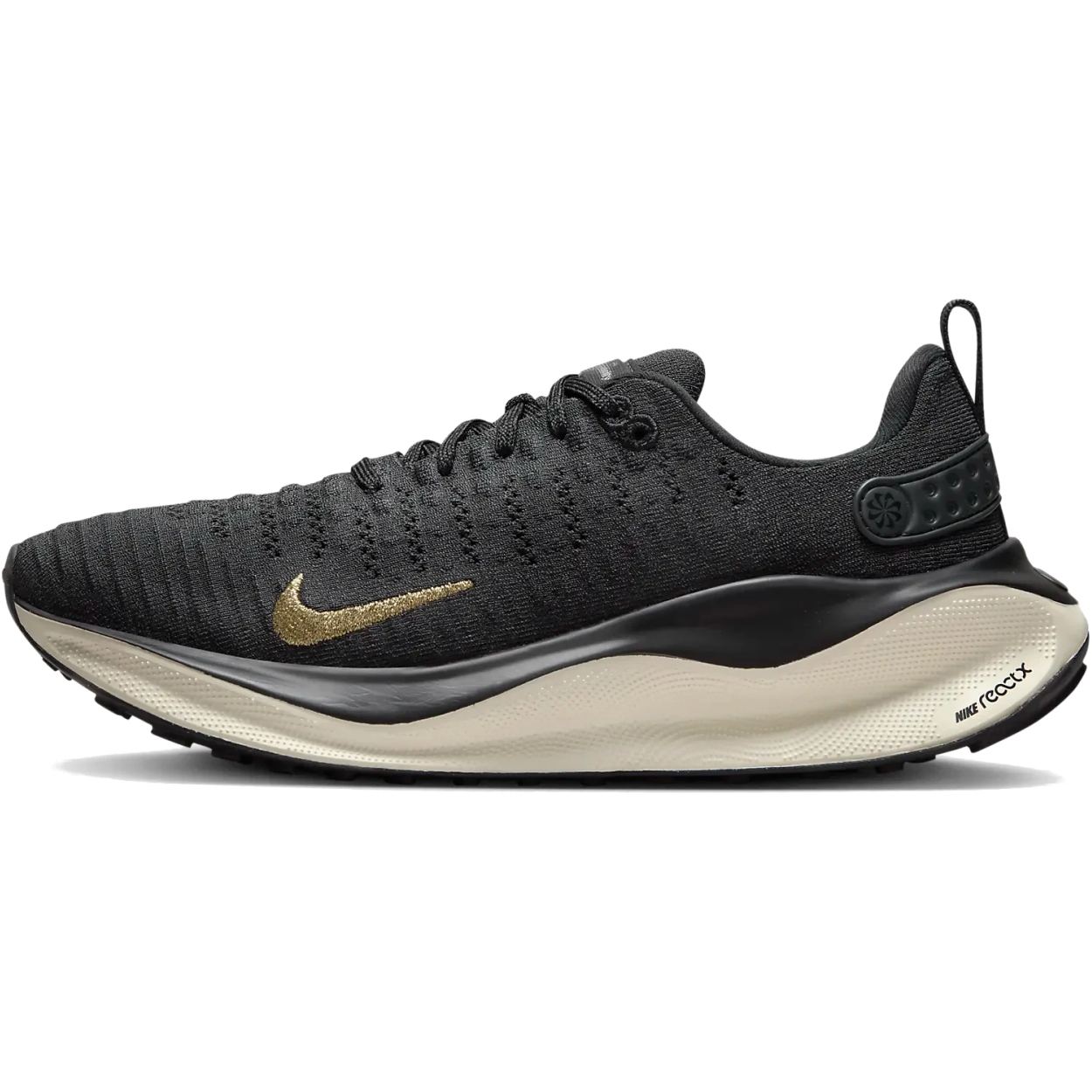 Immagine di Nike Scarpe da corsa Donna - InfinityRN 4 - dark smoke grey/black/coconut milk/metallic gold DR2670-006