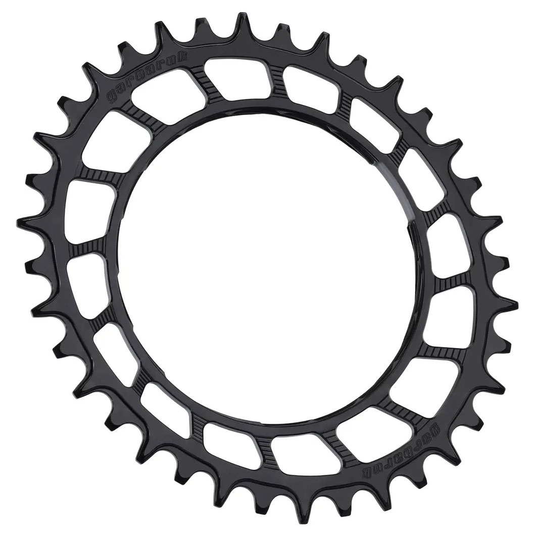 Кольцо цепи Garbaruk - MTB | с резьбовым креплением | для измерителя мощности (XX / XX SL) - овальное | черное