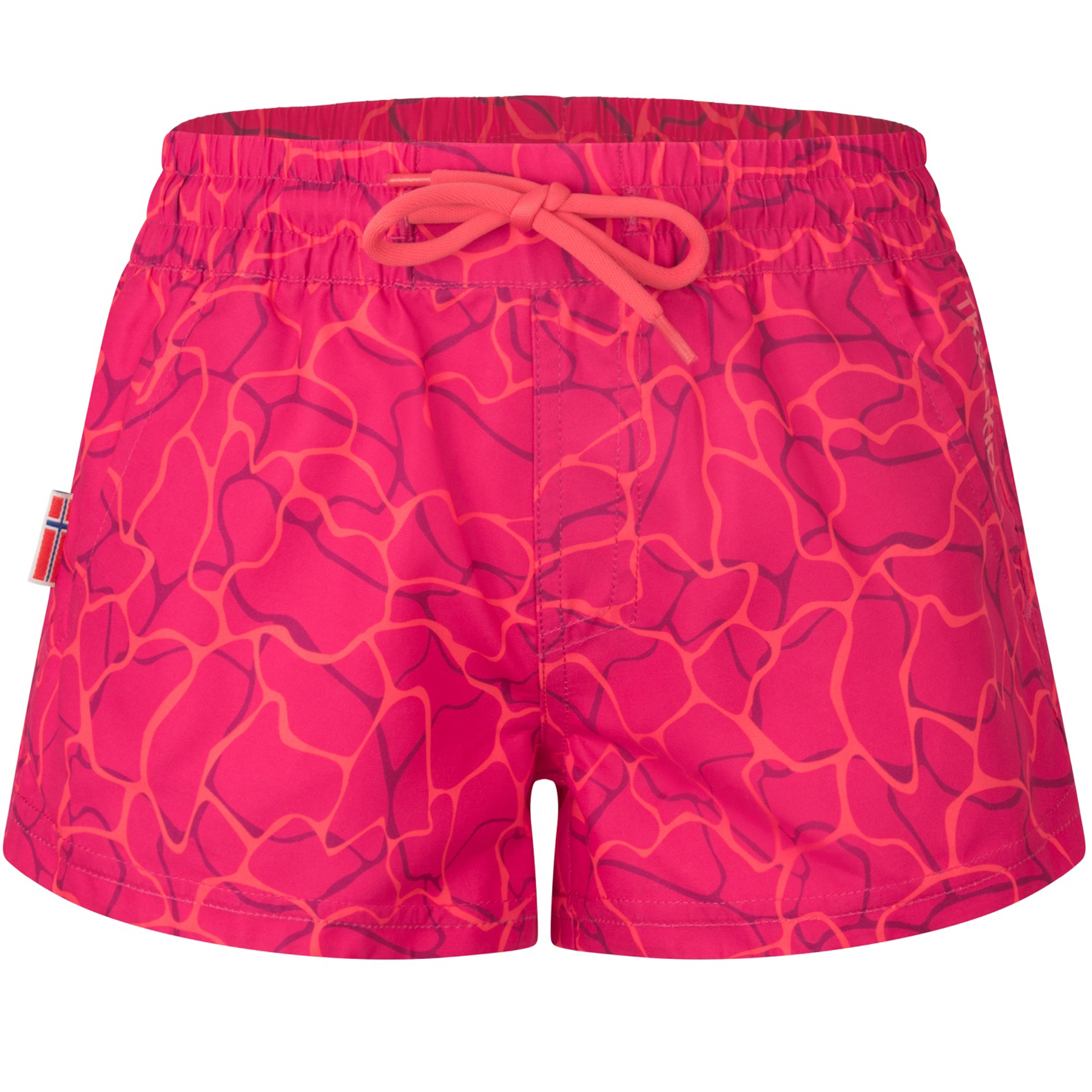 Produktbild von Trollkids Haukland Badeshorts Mädchen - Bright Pink/Watermelon