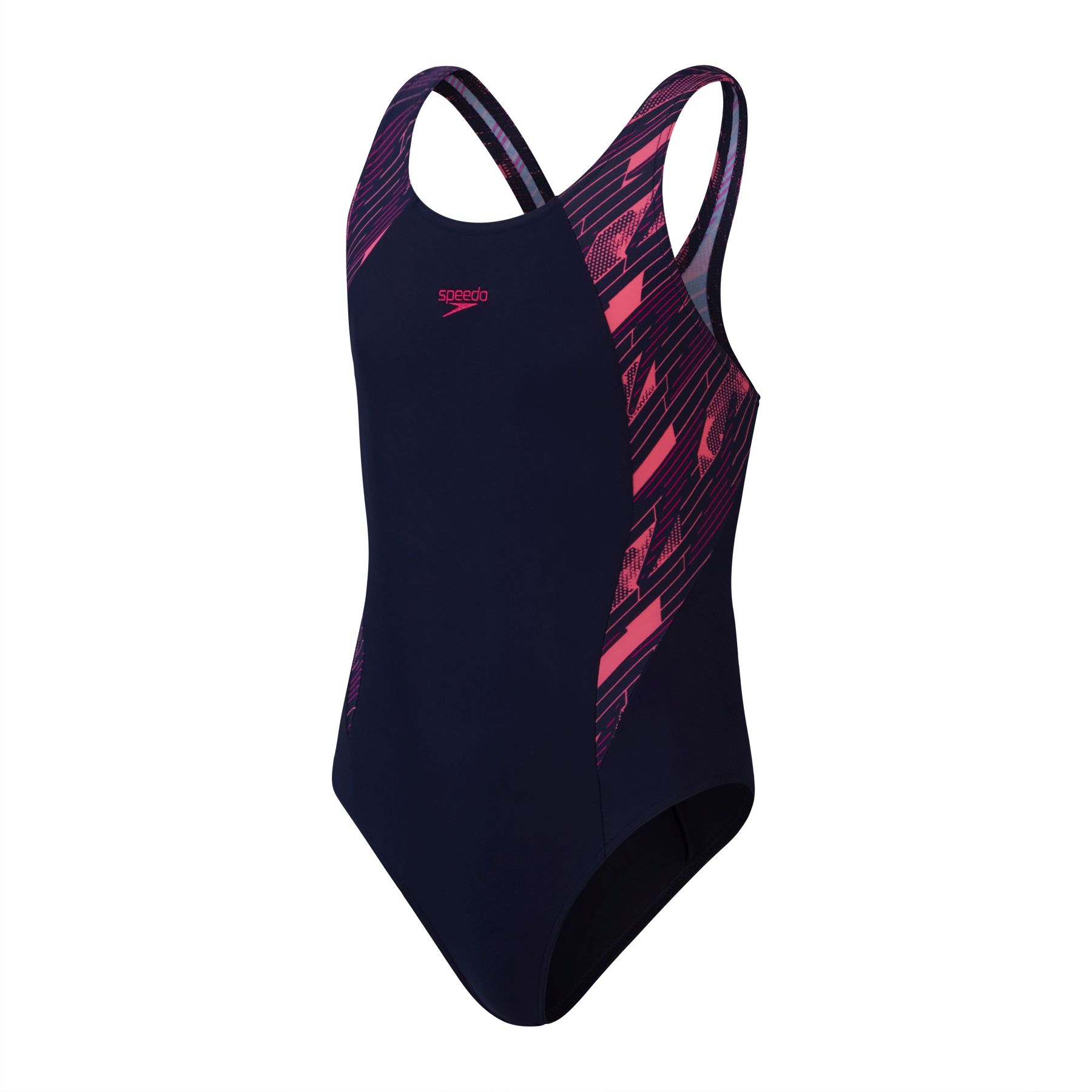 Speedo HyperBoom Splice Muscleback Swimsuit Girl - truenavy ...