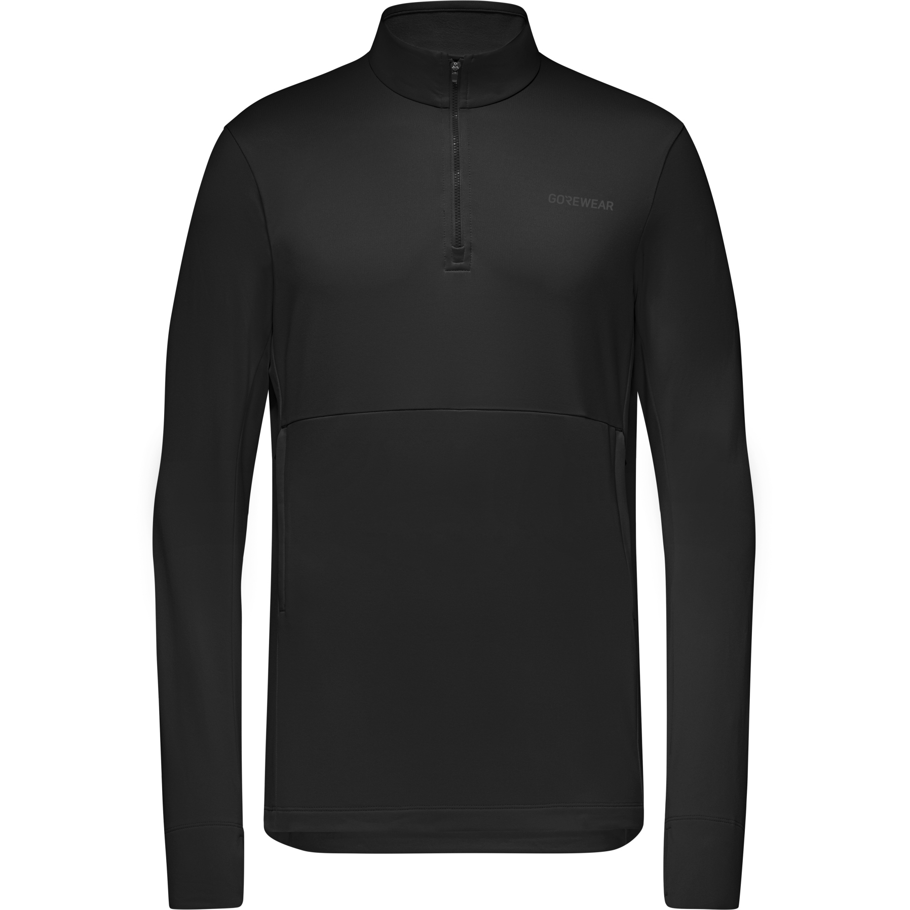 Kuva tuotteesta GOREWEAR Training Thermo 1/4-Zip Midlayer Miehet - musta 9900