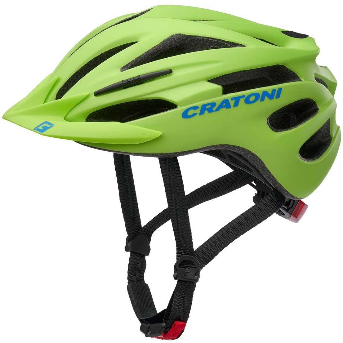 Produktbild von CRATONI Pacer Jr. Jugend Fahrradhelm - lime-blue matt