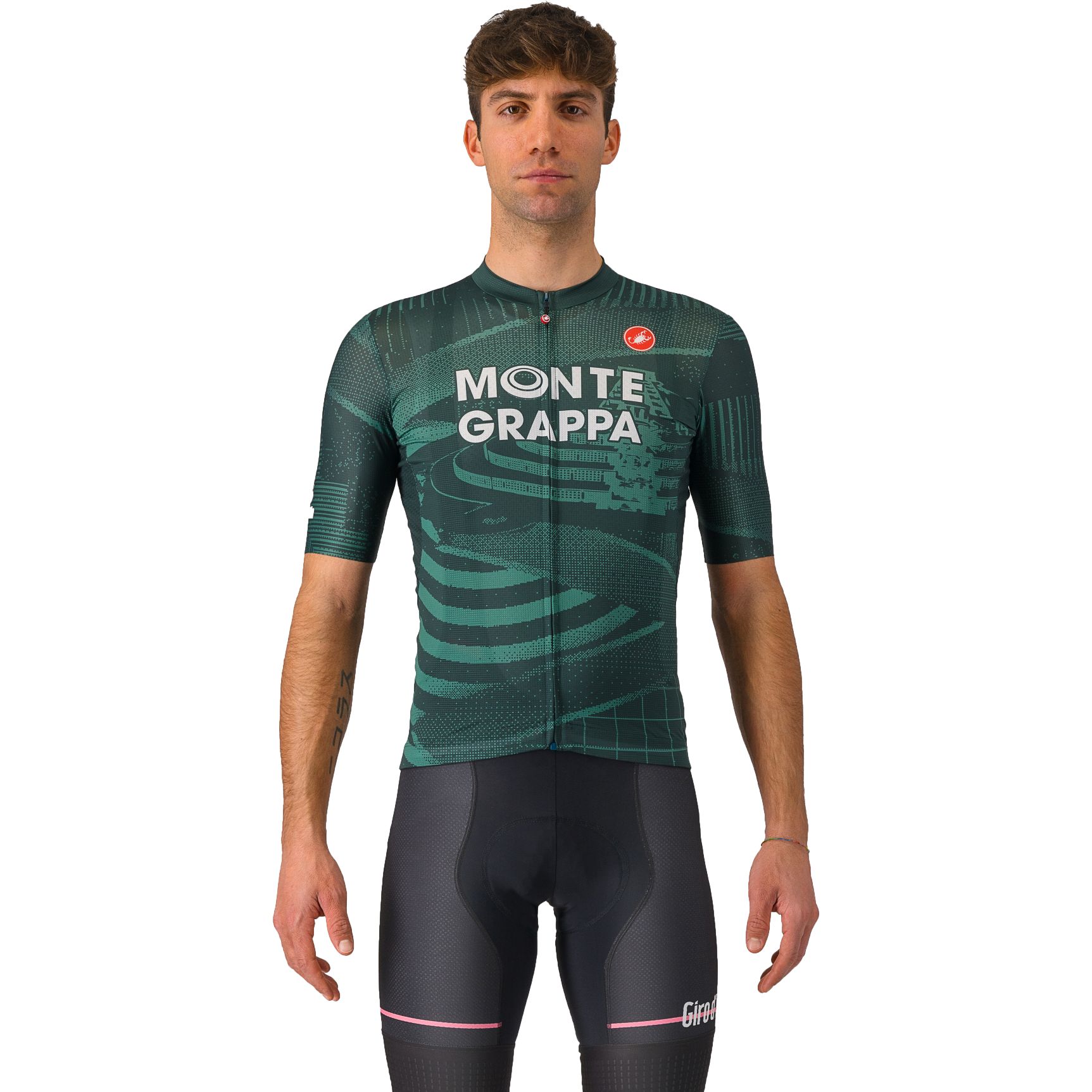 Picture of Castelli Giro d&#039;Italia #Giro107 Montegrappa Jersey Men - verde diaspro 317