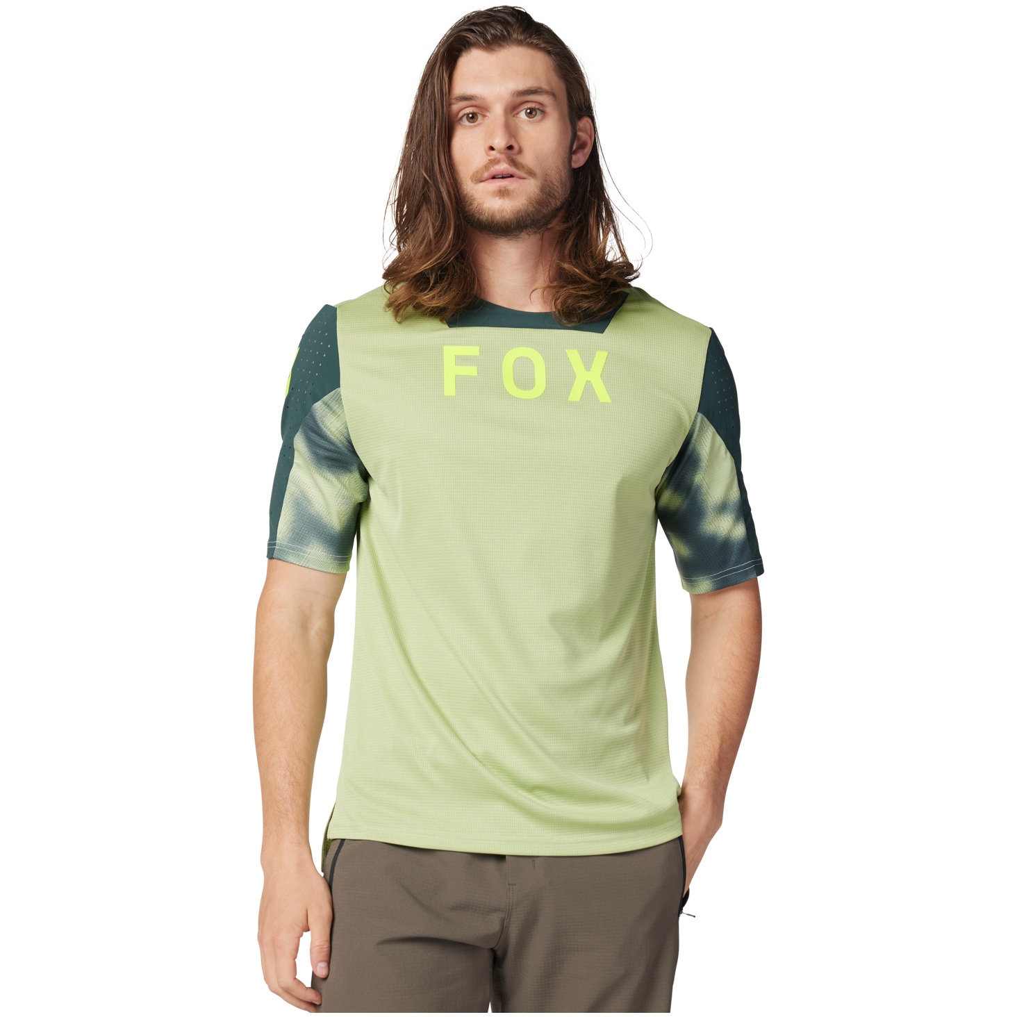 Produktbild von FOX Defend MTB Kurzarmtrikot Herren - Taunt - pale green