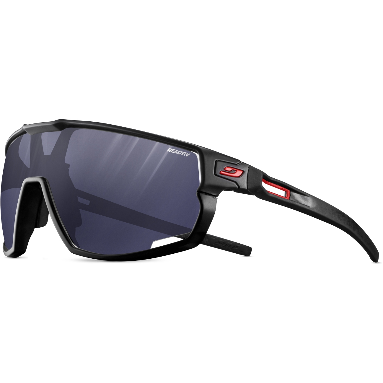 Produktbild von Julbo Rush Reactiv Performance 0-3 Sonnenbrille - Black / Black