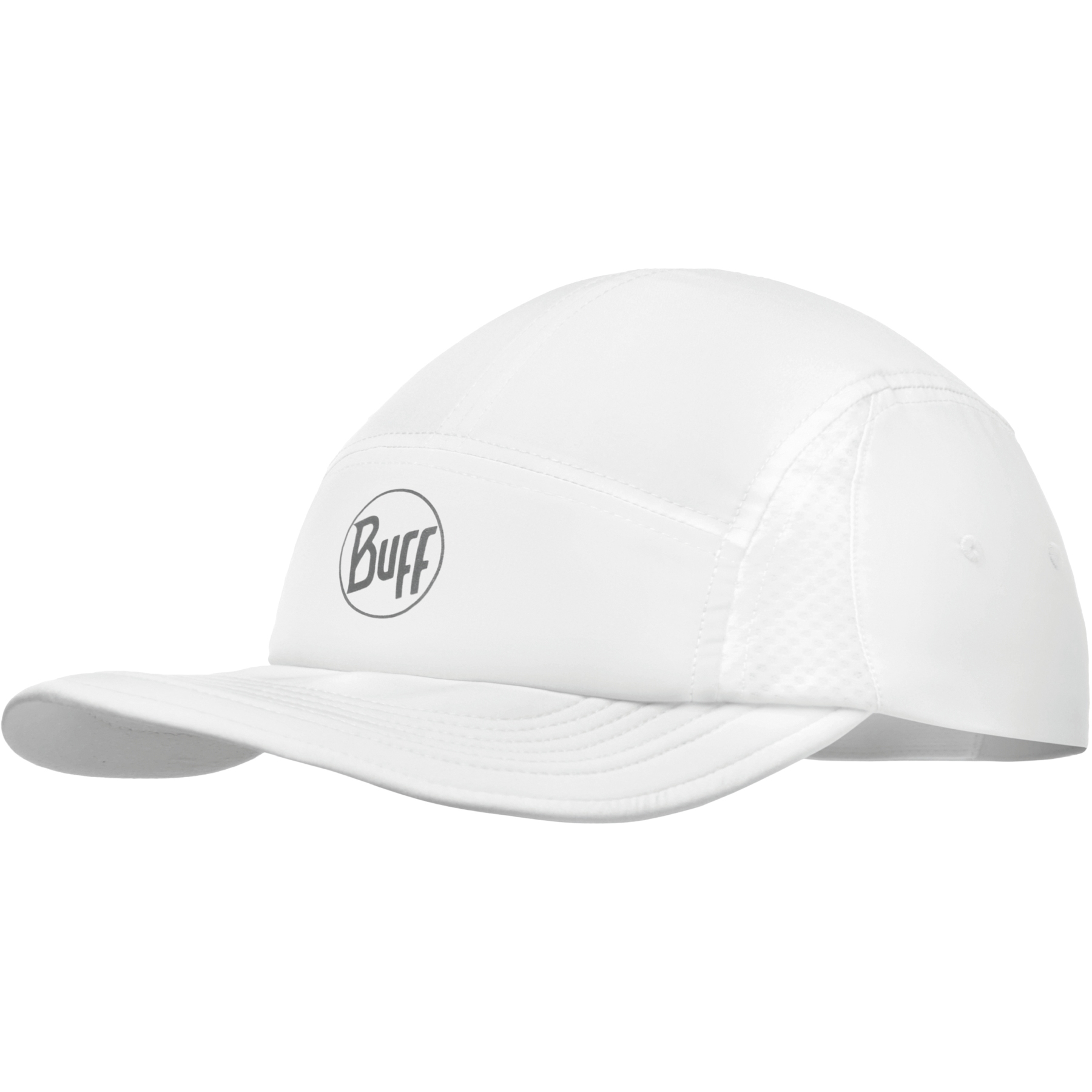 Image of Buff® 5 Panel Go Cap Unisex - Solid White