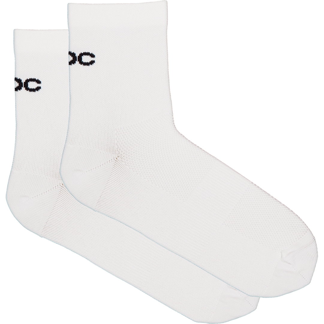 Picture of POC Cadence Road Socks Short - 1001 Hydrogen White