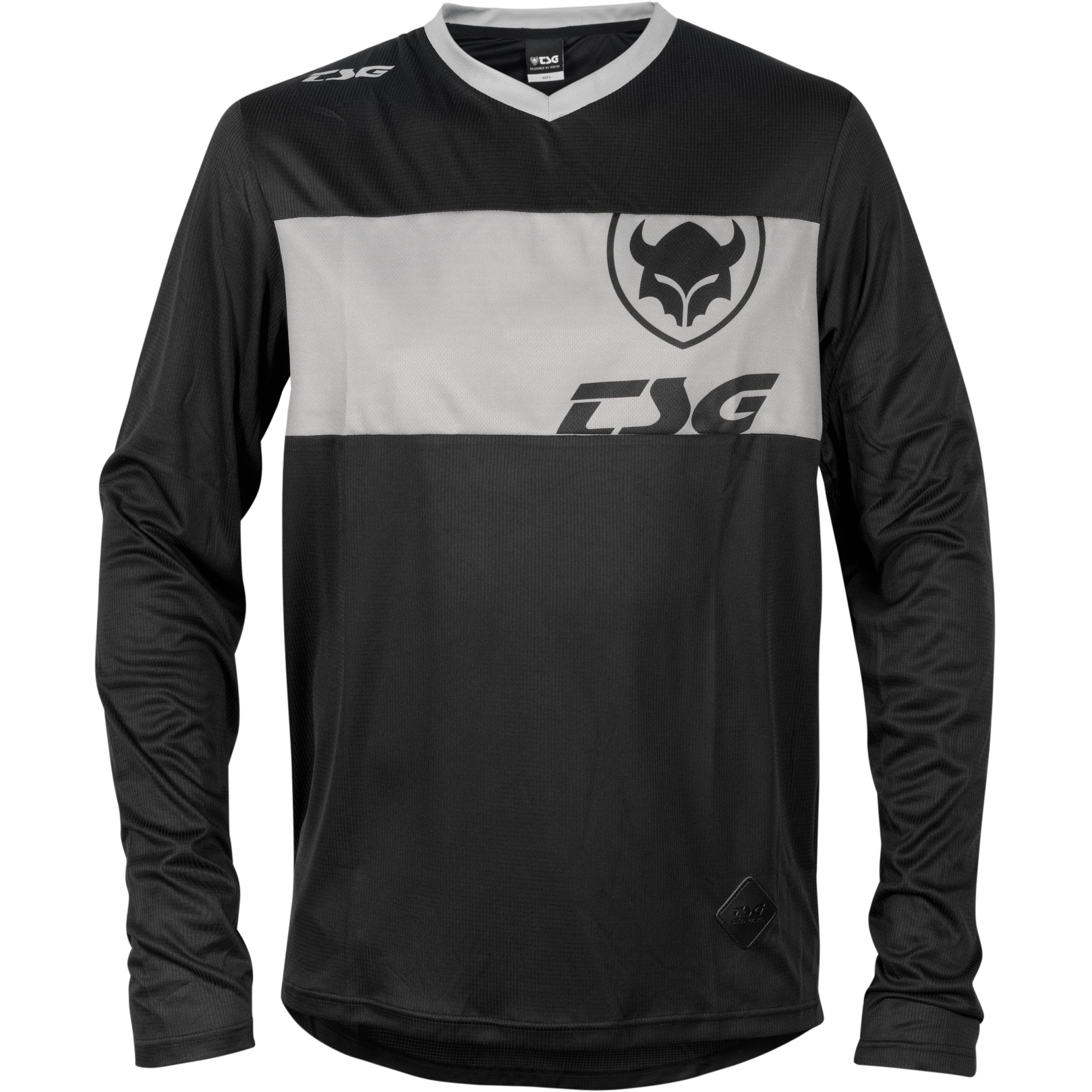 Picture of TSG Waft Long Sleeve Jersey - black grey