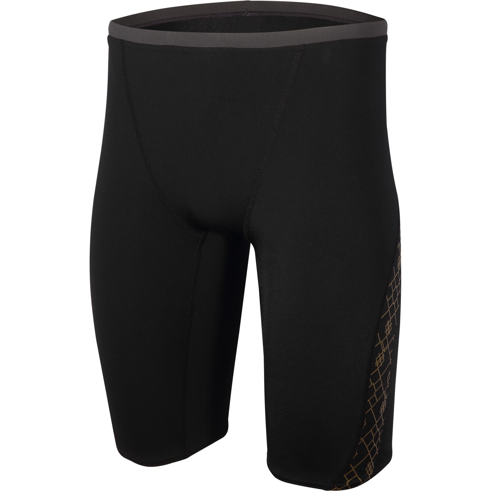 Picture of Zone3 Men&#039;s Iconic Swim Jammers - black/grey/gold