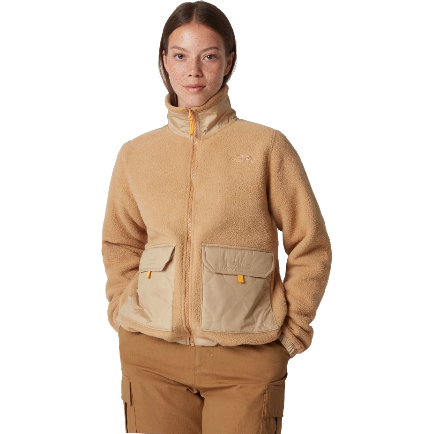 The North Face Royal Arch Fleece Jacket Women - Almond Butter/Khaki Stone
