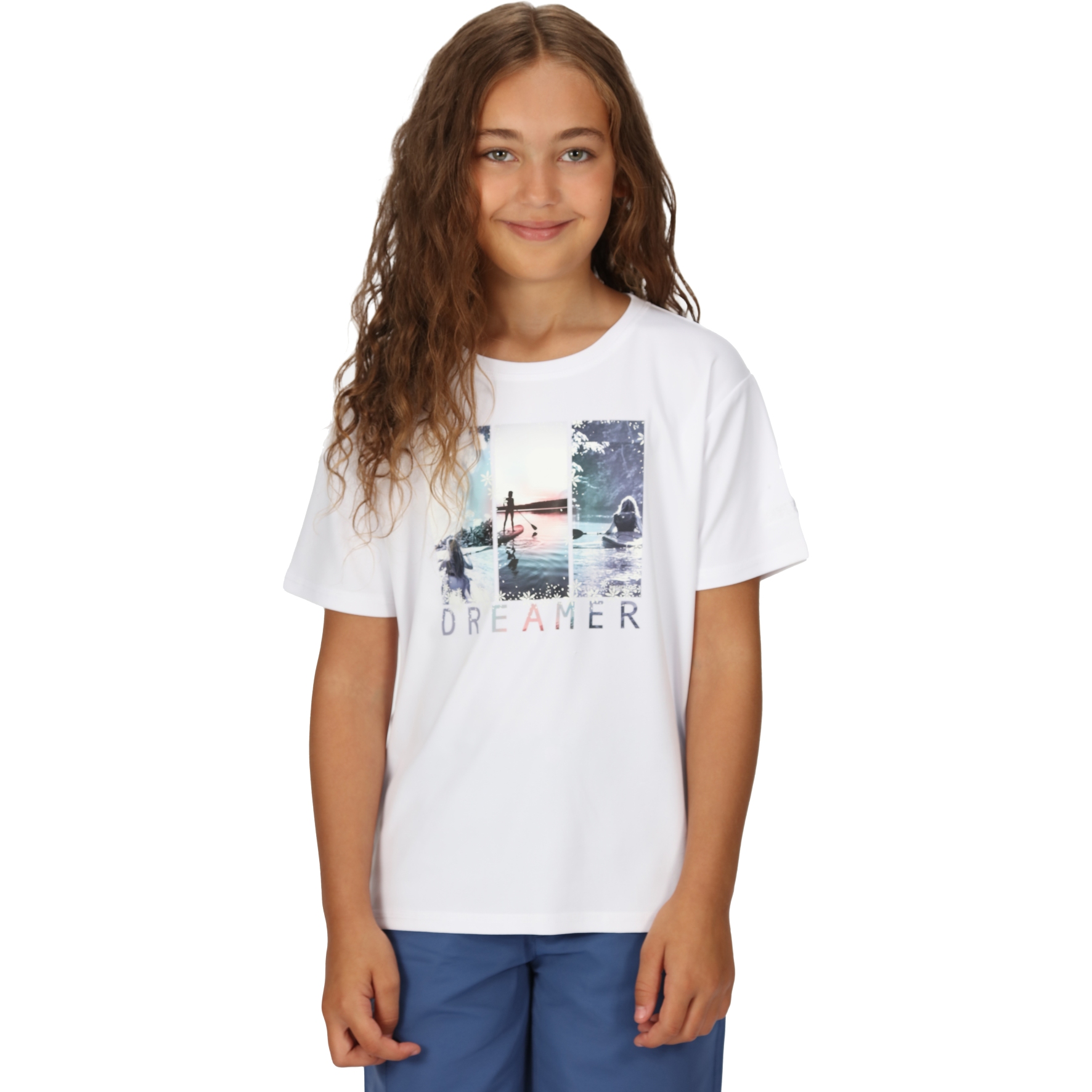 Productfoto van Regatta Alvarado VII T-Shirt Kinderen - Wit 900
