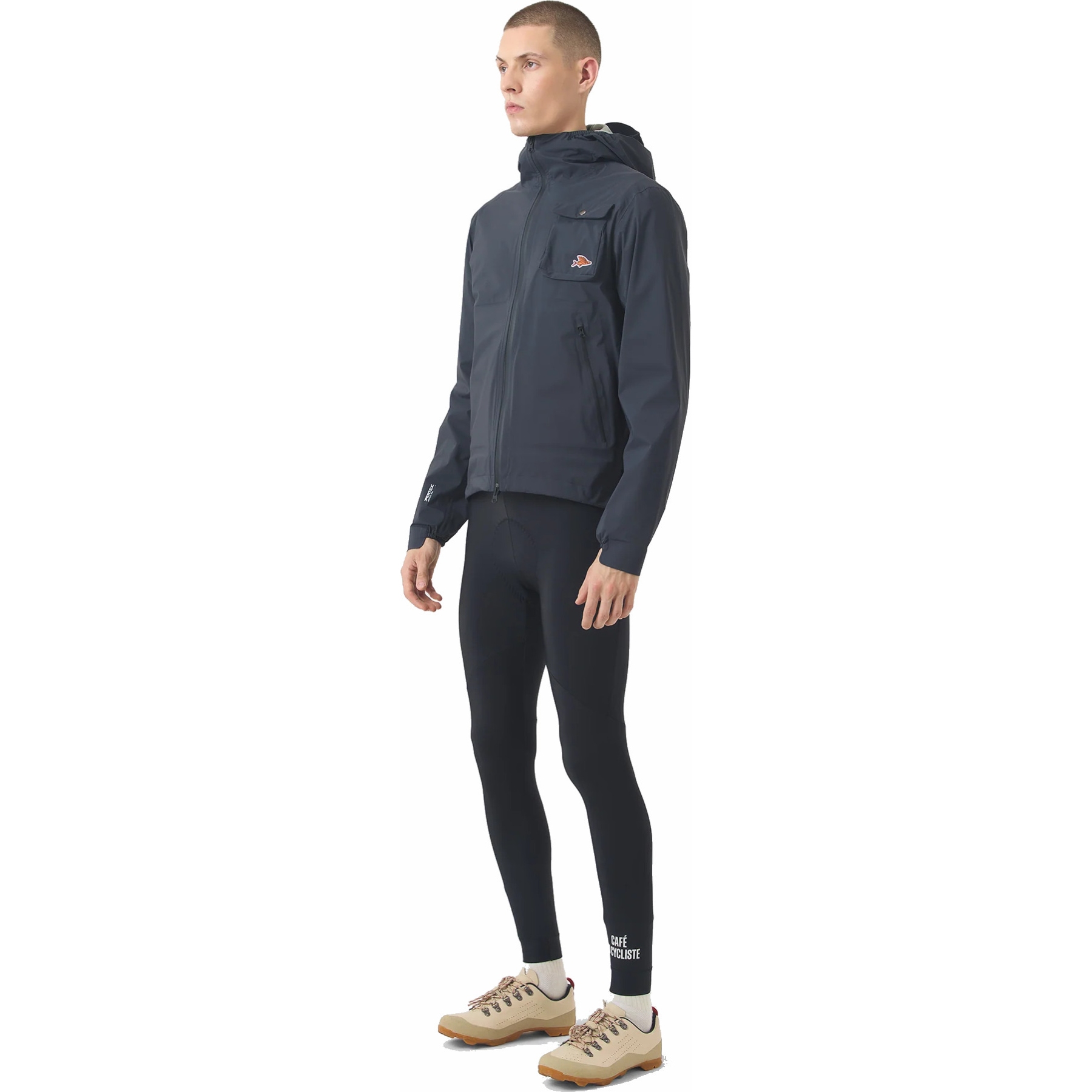 Café du Cycliste Alizee Rain Jacket Unisex - anthracite | BIKE24