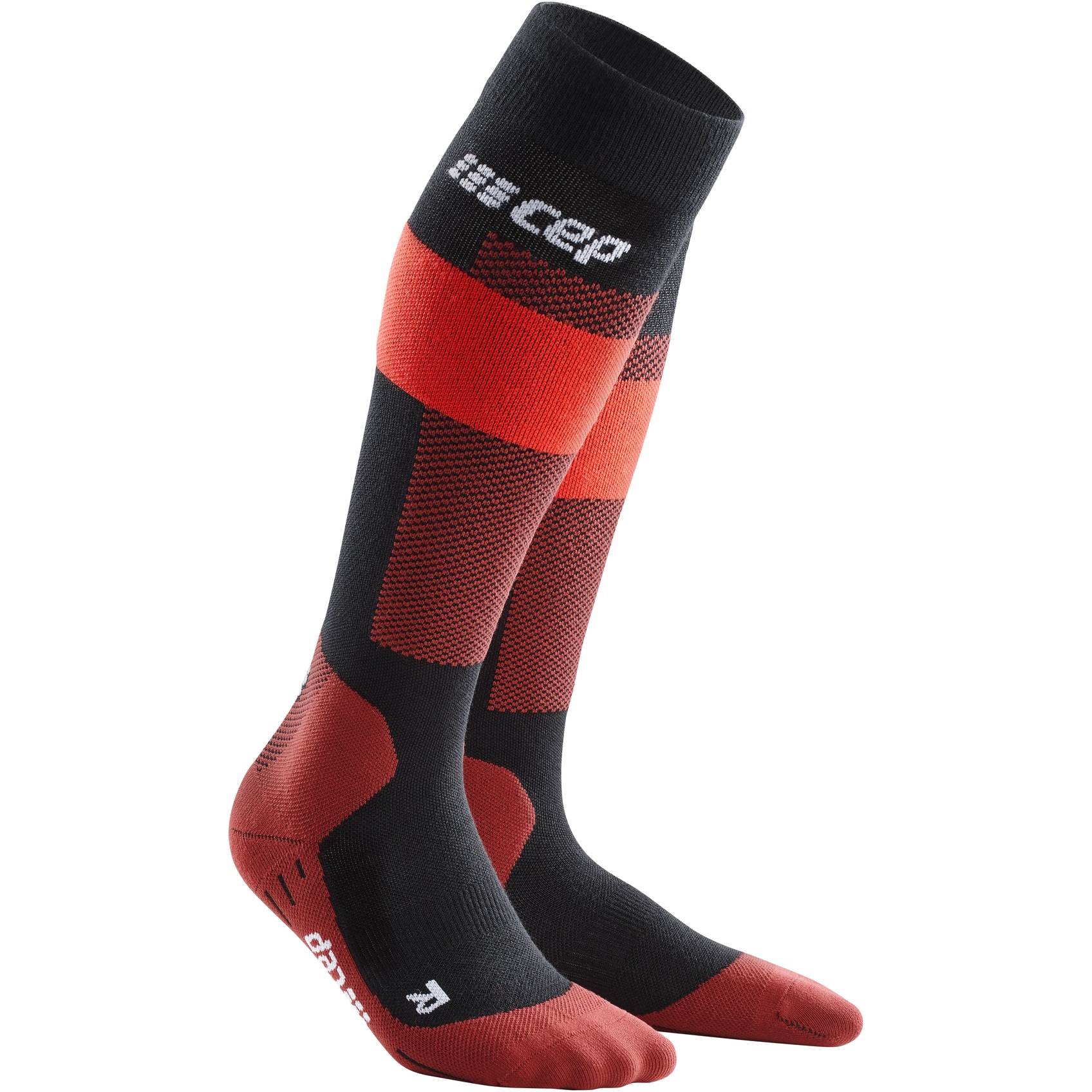 Picture of CEP Ski Merino Compression Socks Women - red