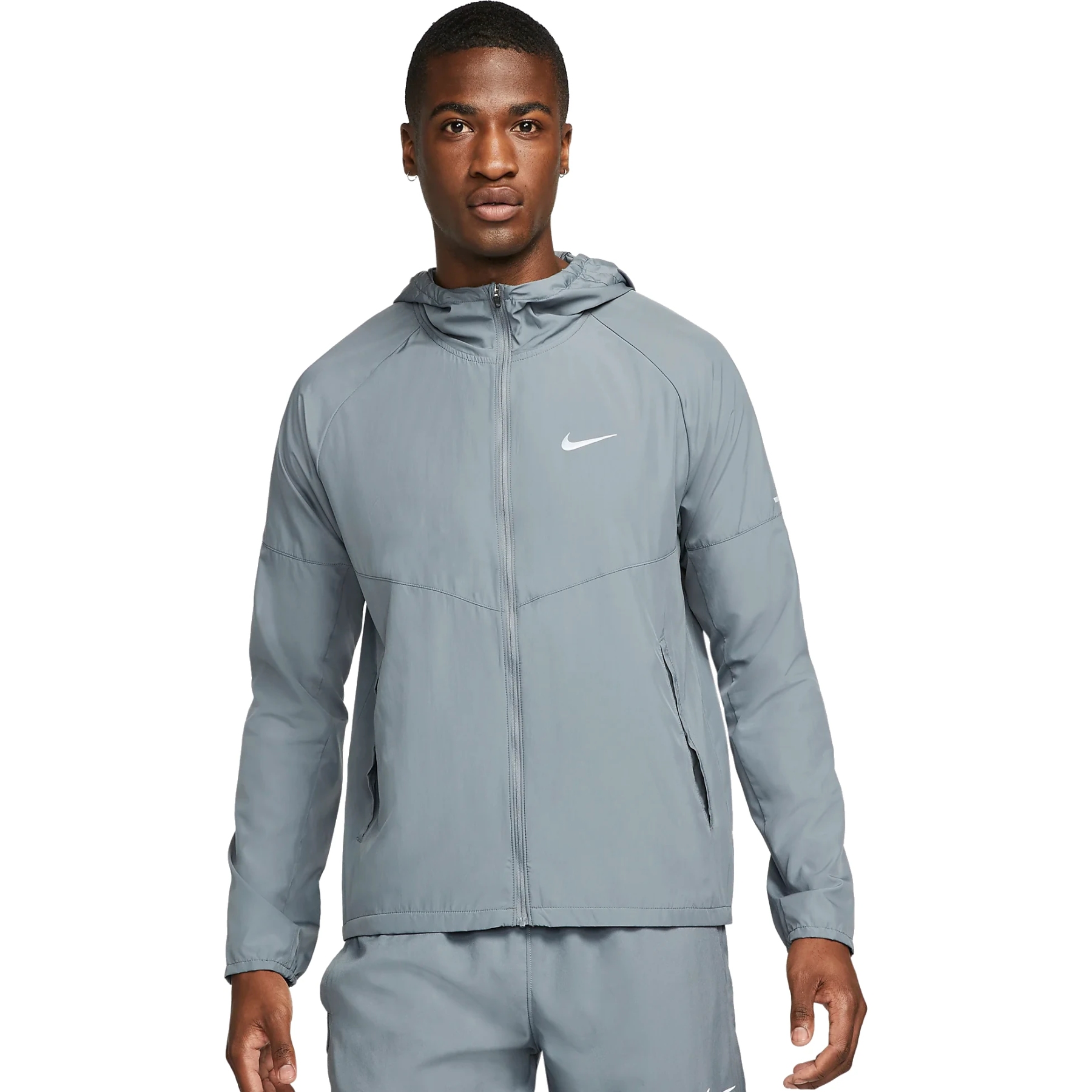 Zdjęcie: Nike Repel Miler Running Jacket Men - smoke grey/smoke grey/reflective silver DD4746-084