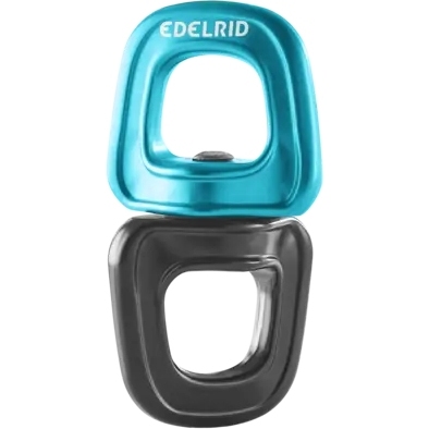 Вращающийся мини-леденец Edelrid Cupid-темно-черный, бирюзовый